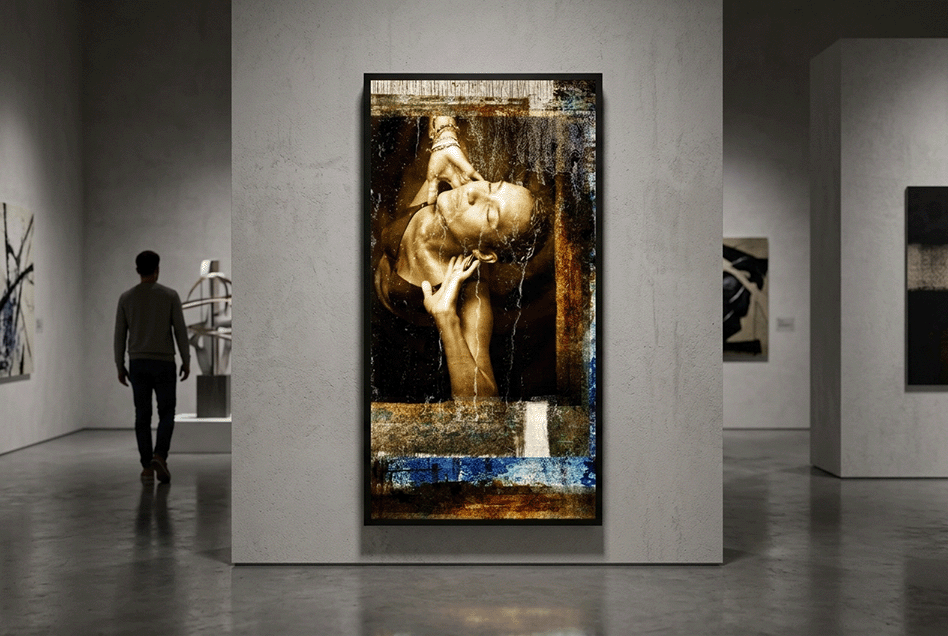 Echoes of my soul 2010 150x100cm mixed media Light Box