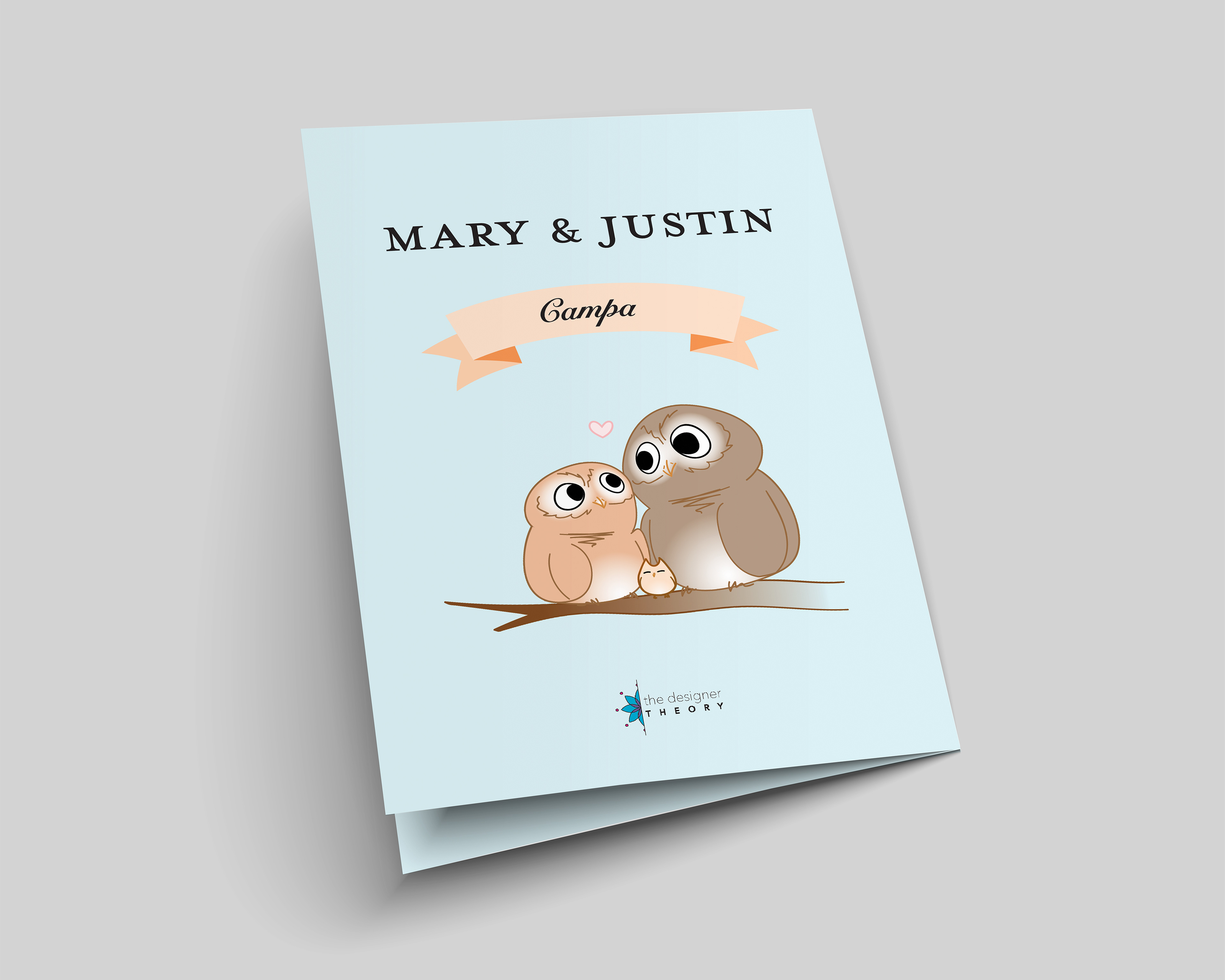 Greeting card design, baby showers