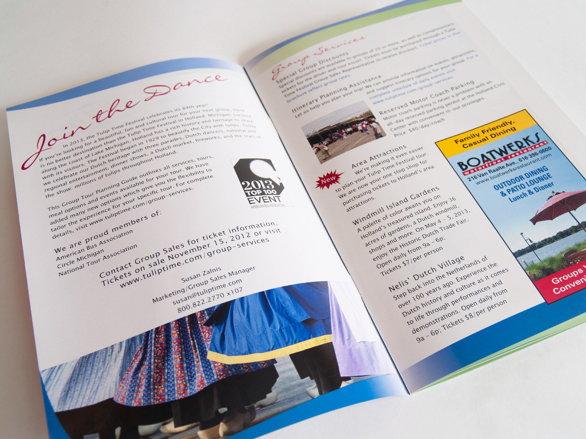 Magazine layout design