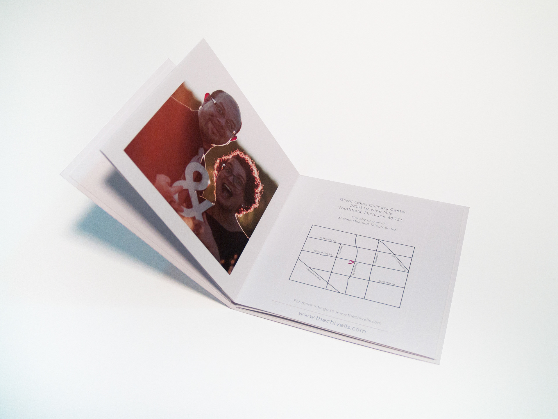 Wedding invitation booklet