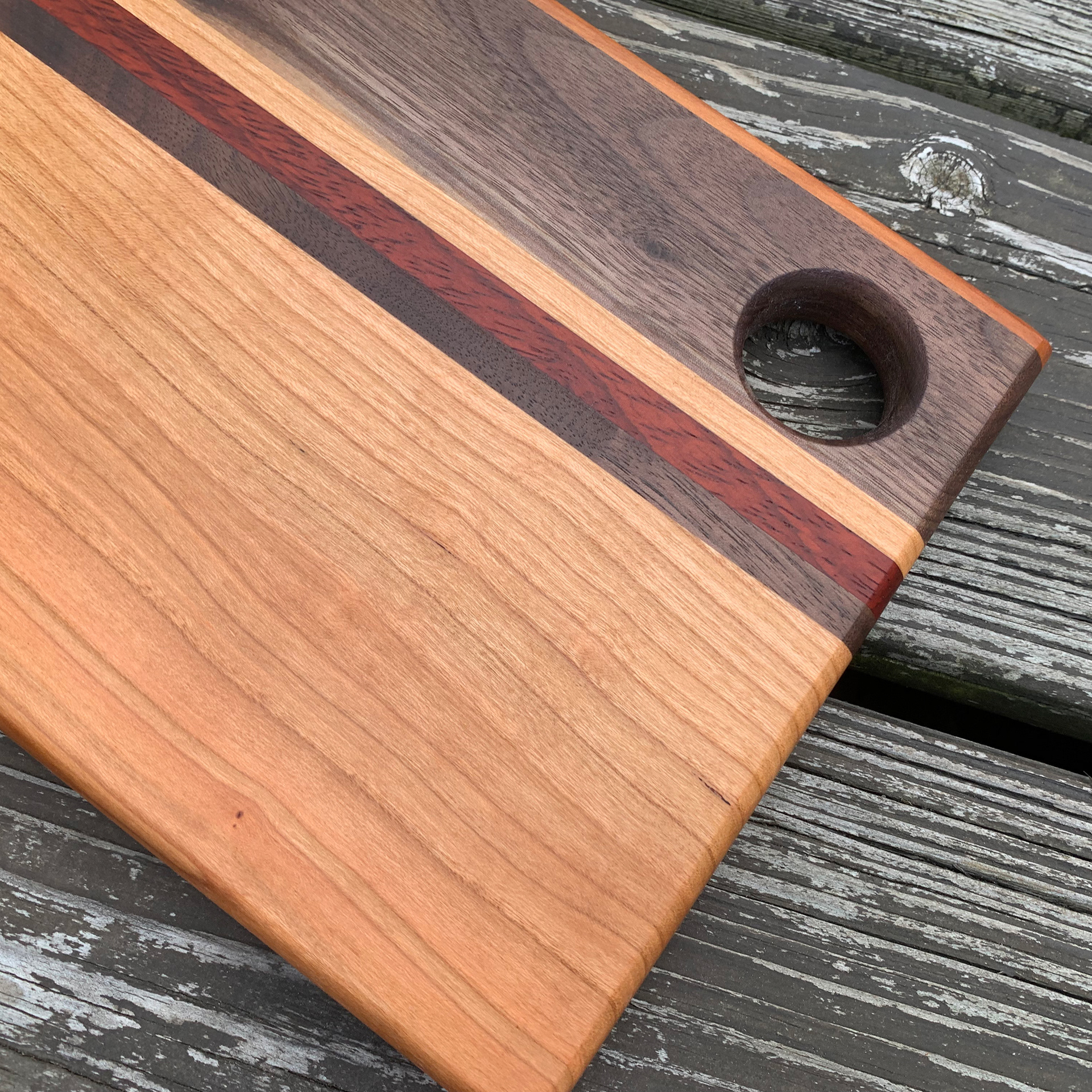Small Cutting Board with Thumb Hole