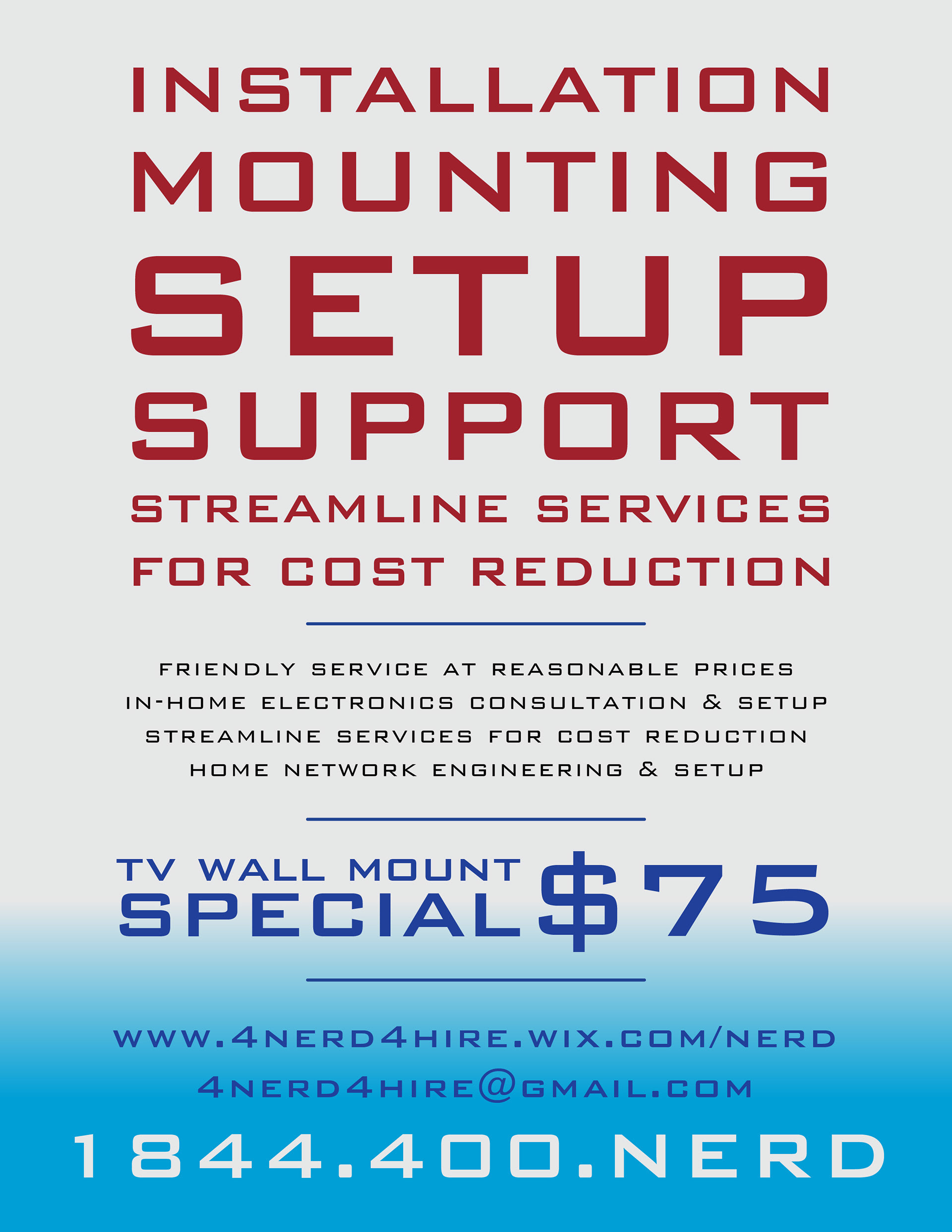 Flyer and ad design