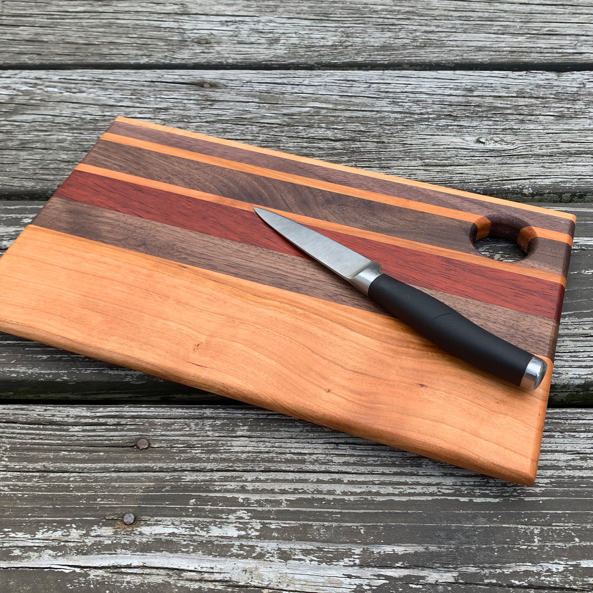 Small Cutting Board with Thumb Hole