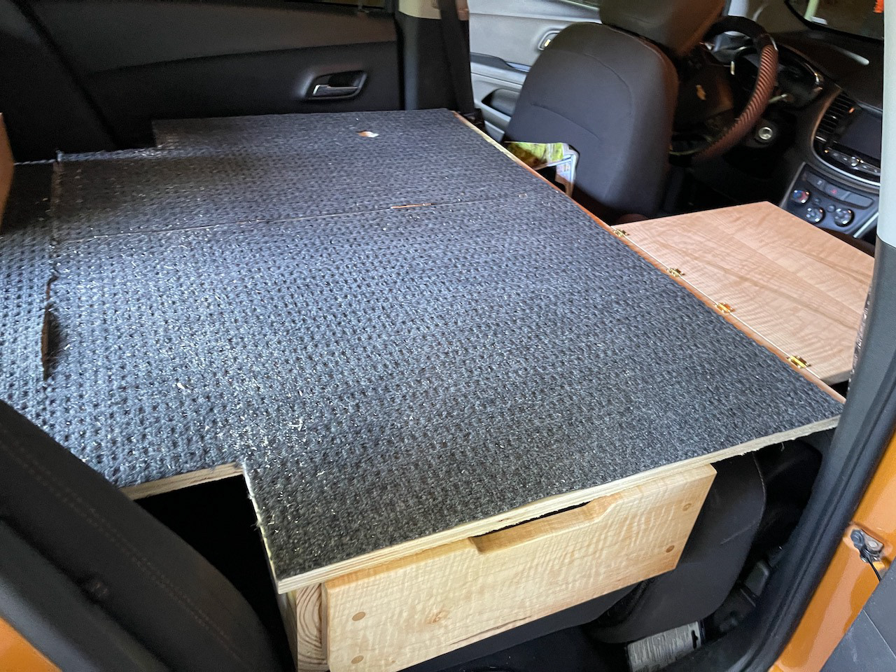 Car Camping Bed with Storage