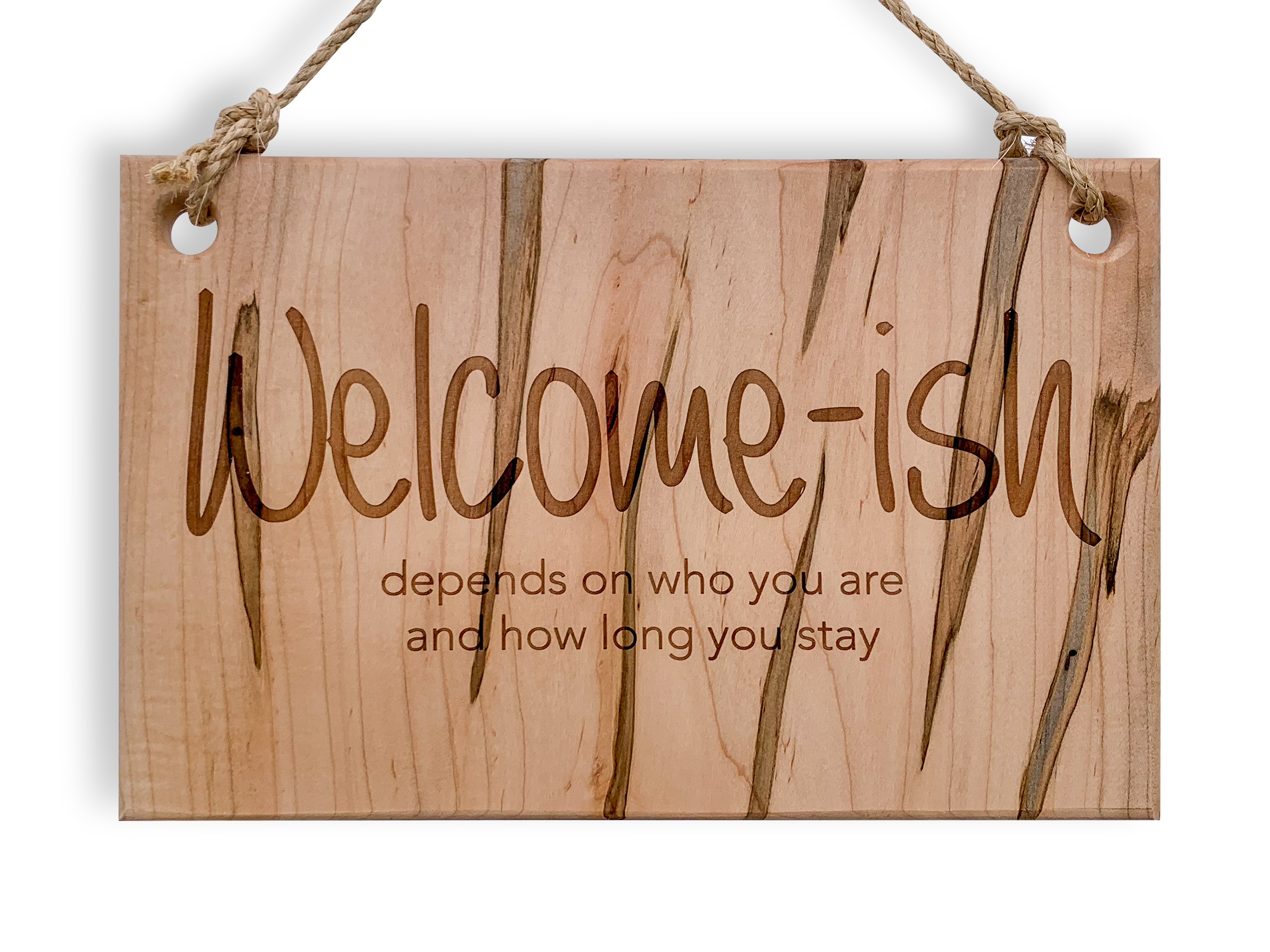 Ambrosia Maple Door Sign, it’s saying what we are all thinking!