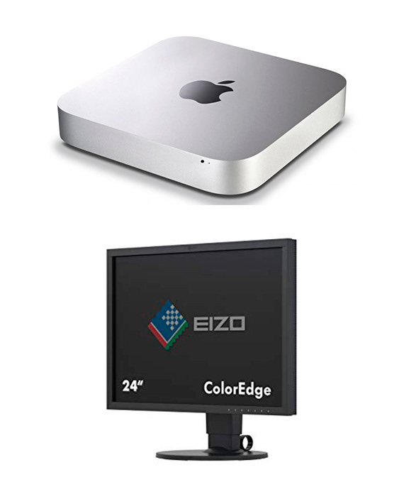 Kit MacMini + Eizo CS2420. 80 €