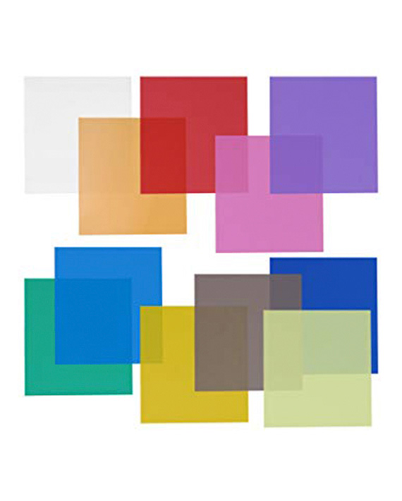 Kit 12 filtros color (50x60cm). 10 €
