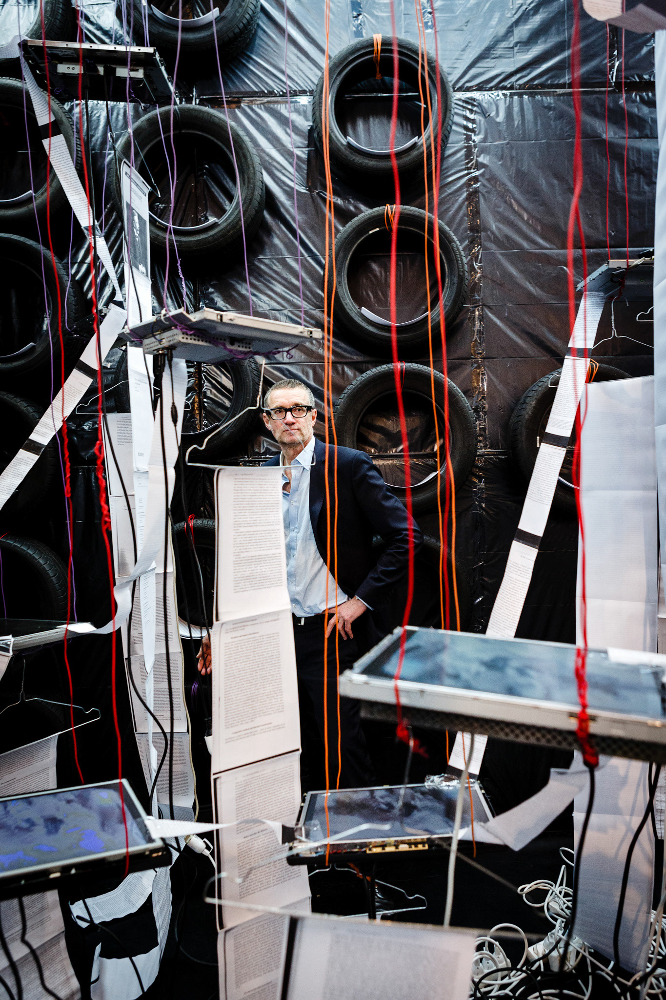 Artist Thomas Hirschhorn, Museum Tinguely