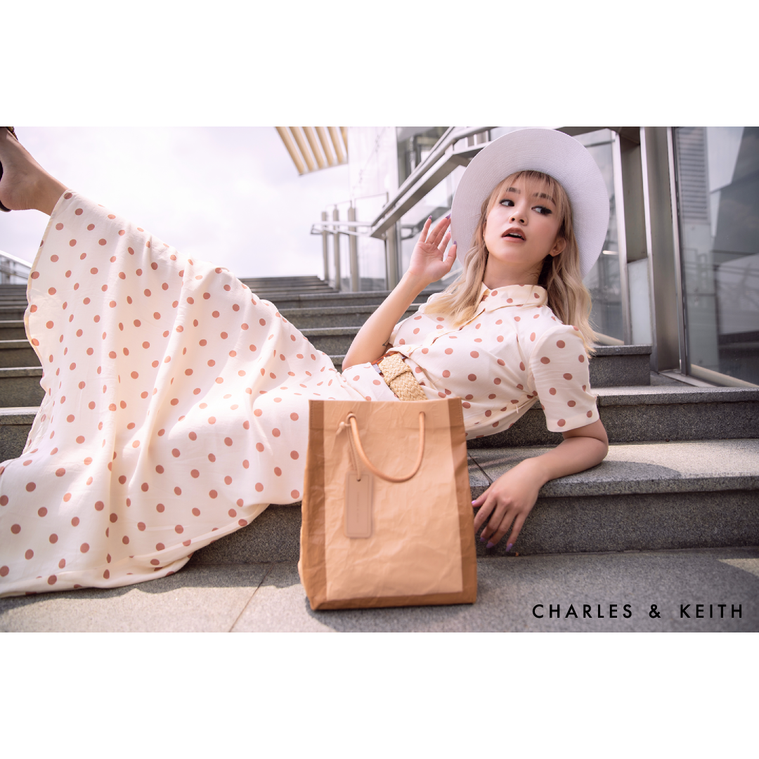 Charles and keith shopping on sale bag