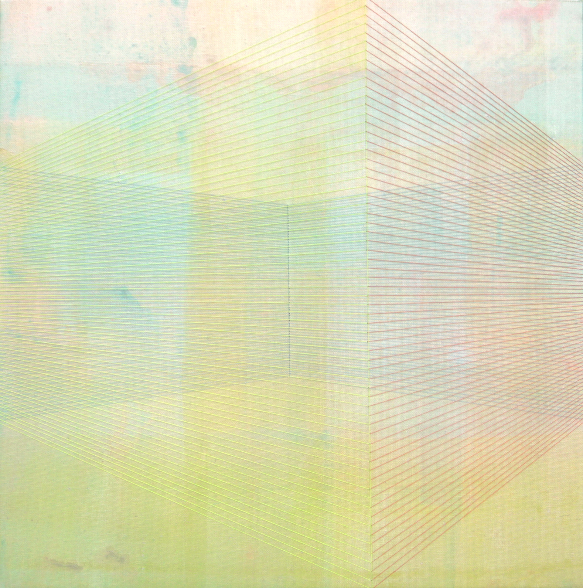 1-2 | 45.5x45.5cm | Thread on acrylic | 2022