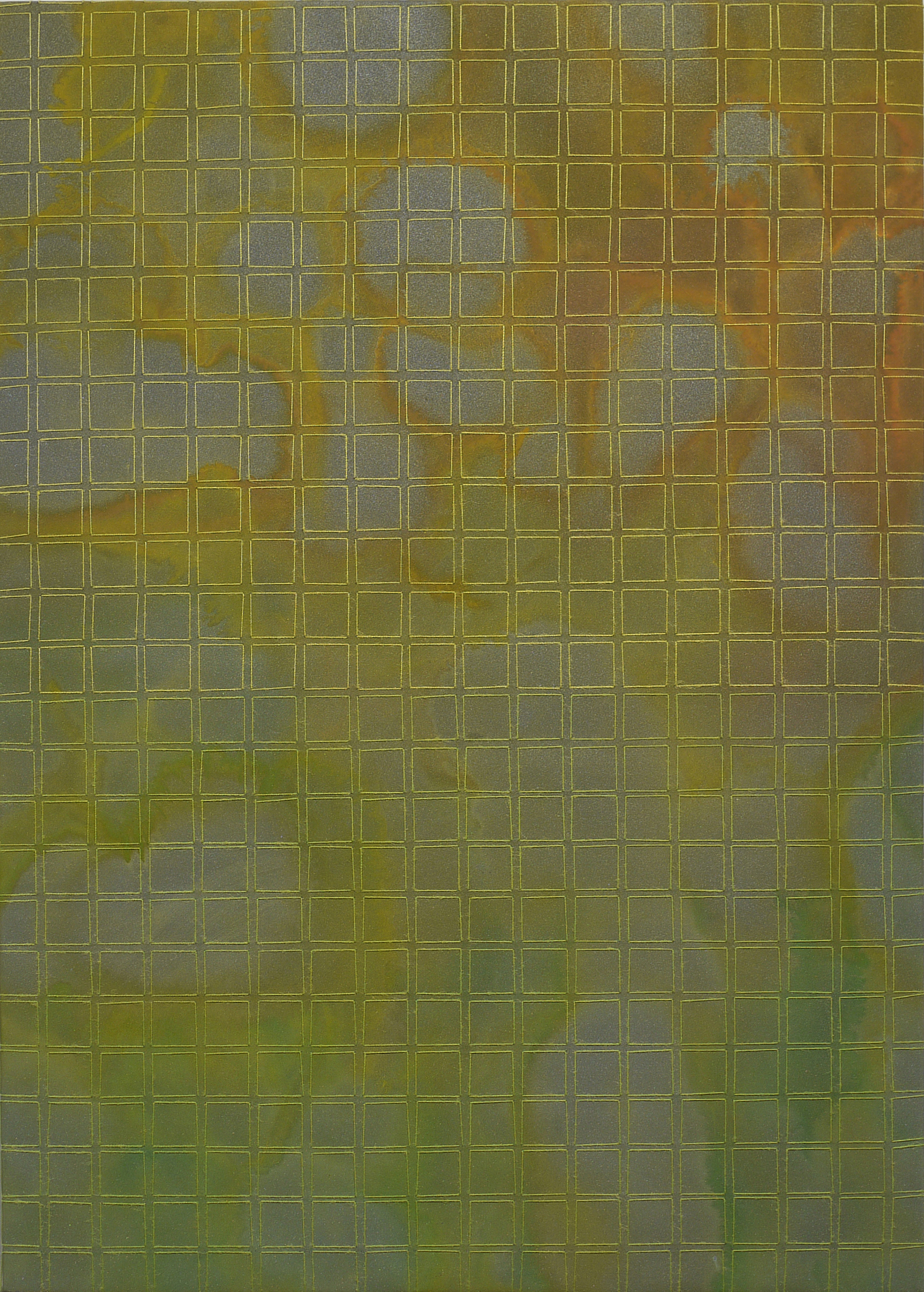 Flash Y | acrylic, thread on reflective fabric | 40.7x29cm | 2016