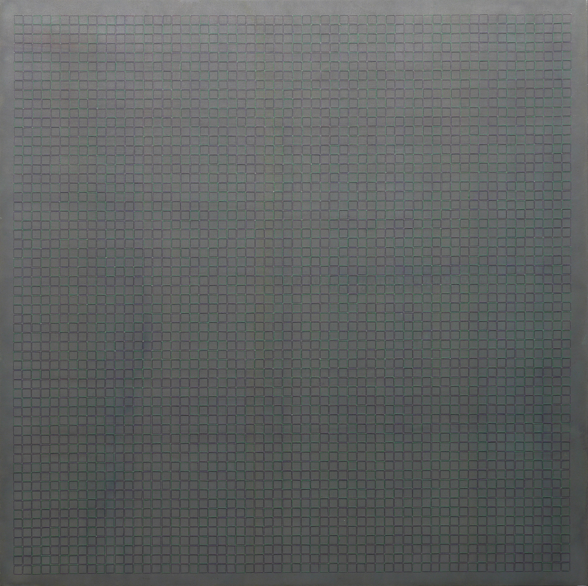 Black Square III | thread on reflective fabric | 70x70cm | 2018