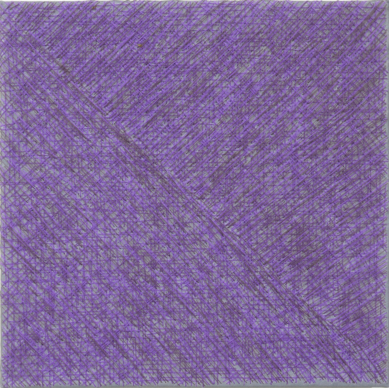 From one point to another | thread on reflective fabric | 18x18cm | 2019