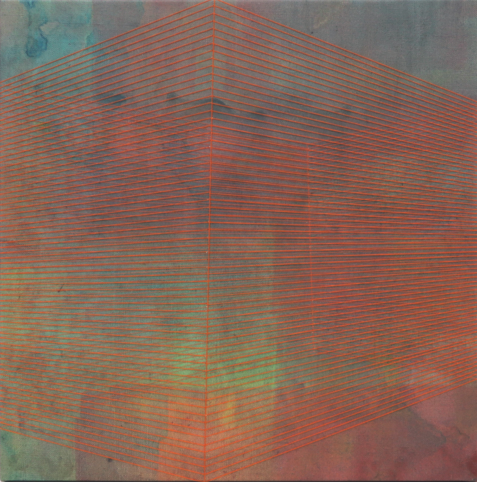 2-2 | 45.5x45.5cm | Thread on acrylic | 2022