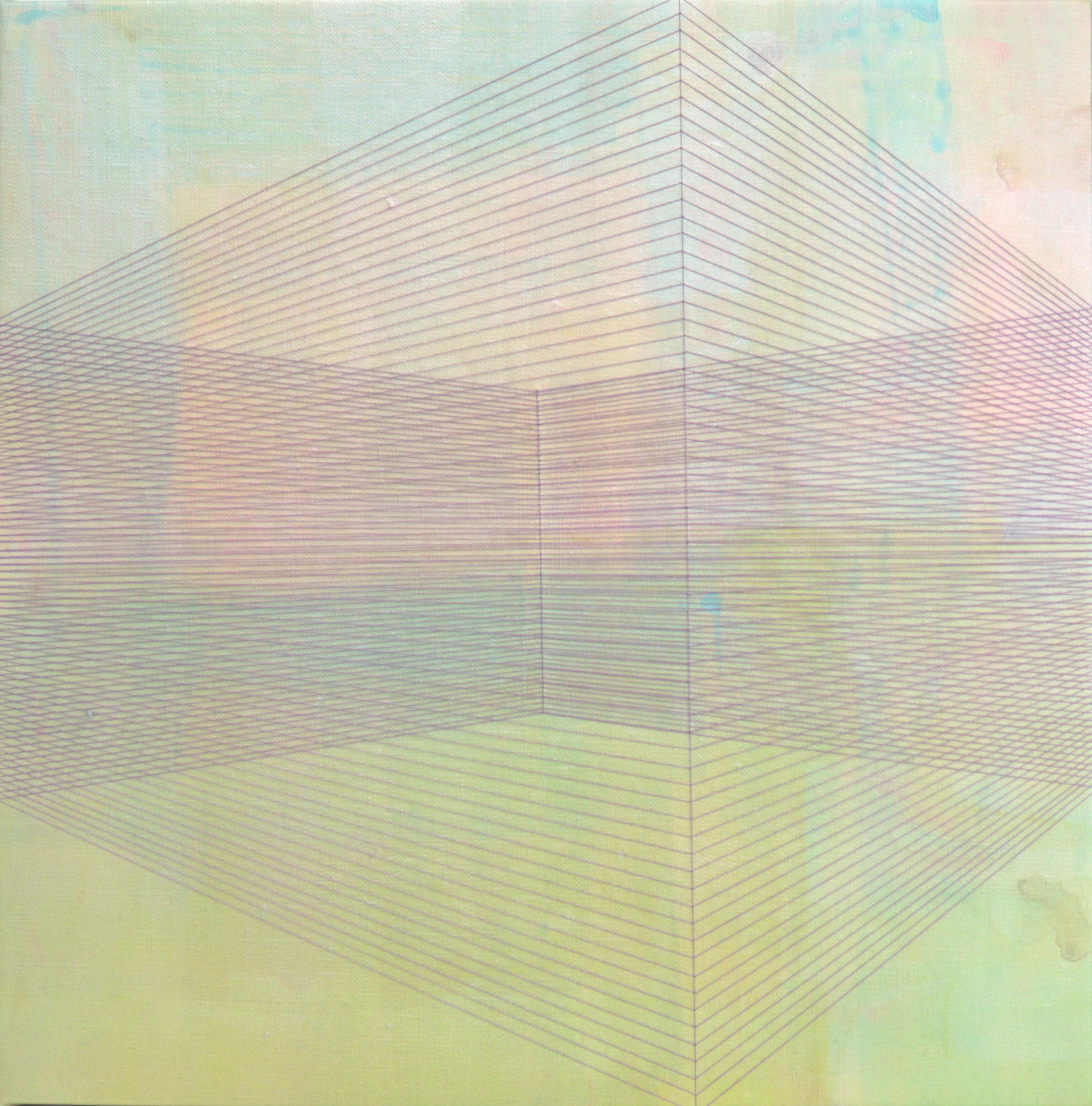 1-1 | 45.5x45.5cm | Thread on acrylic | 2022