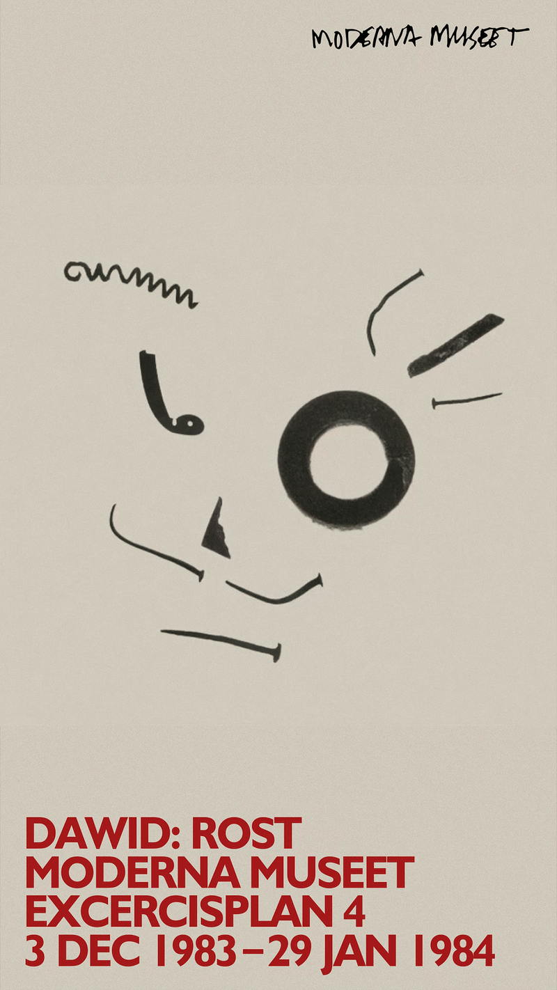 Moderna Museet - Designed poster 2023