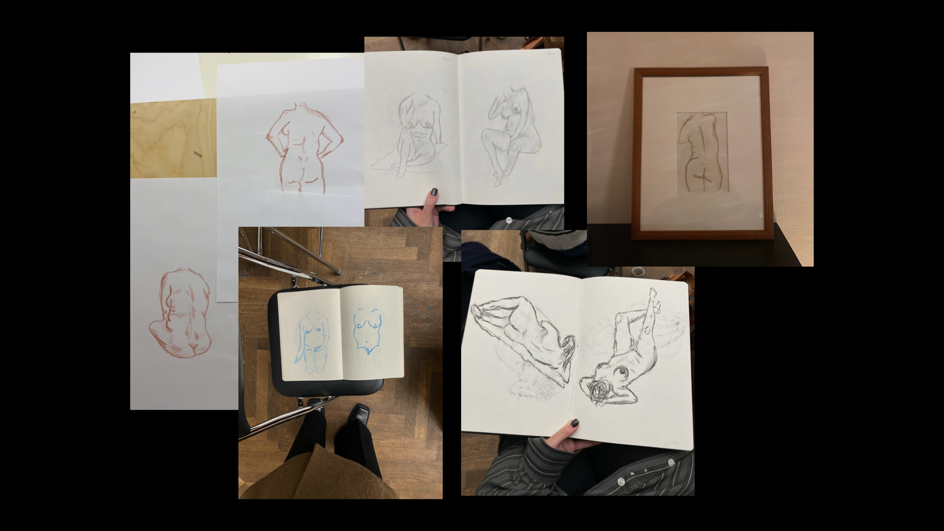 Croki sketches through time