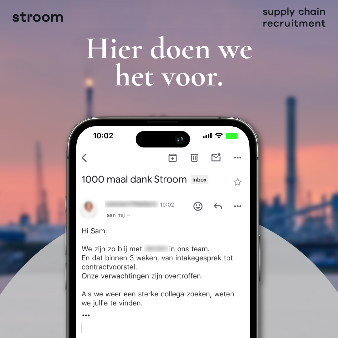 Stroom Recruitment - Review ad