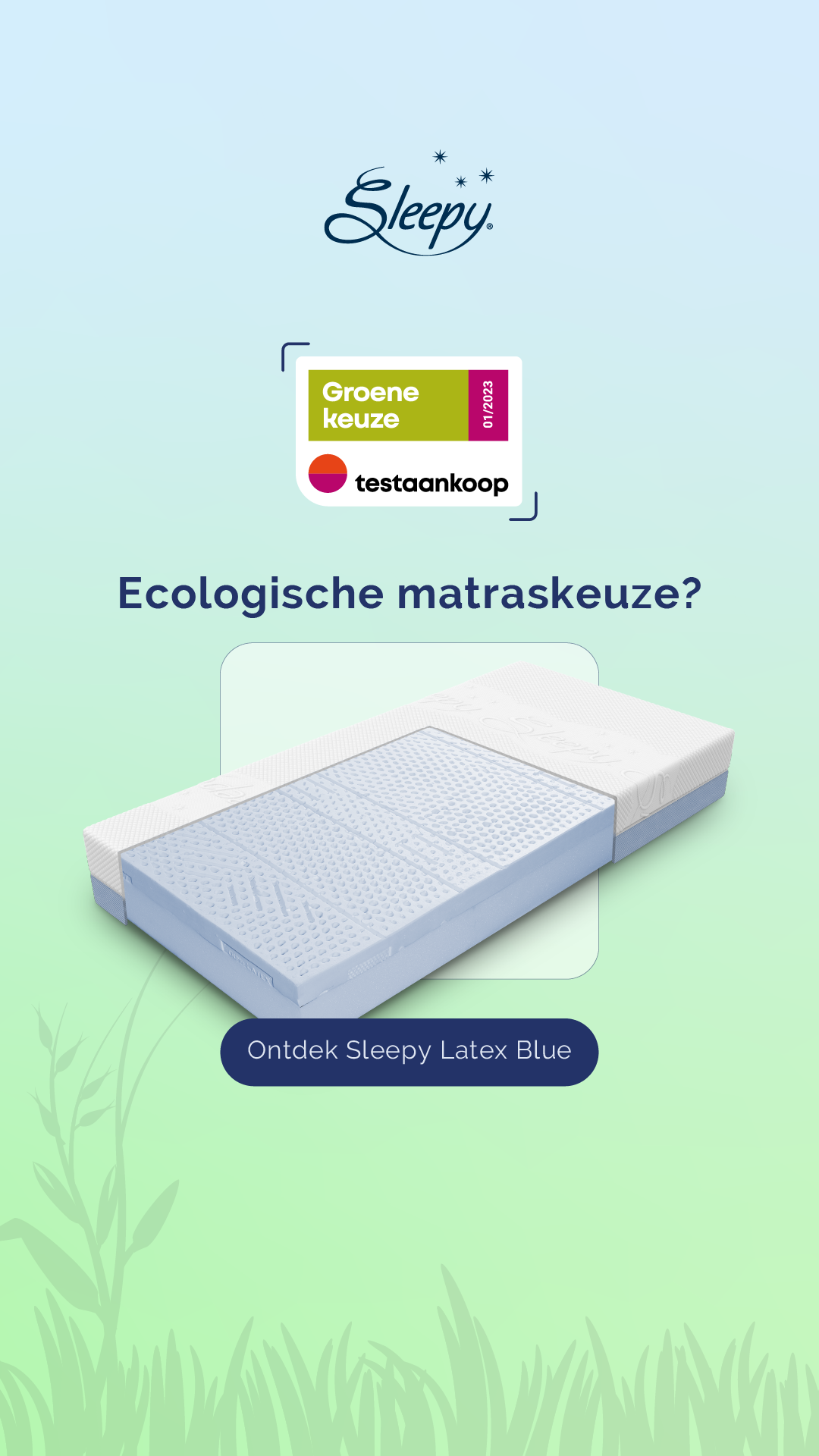 Sleepy - testaankoop campagne
