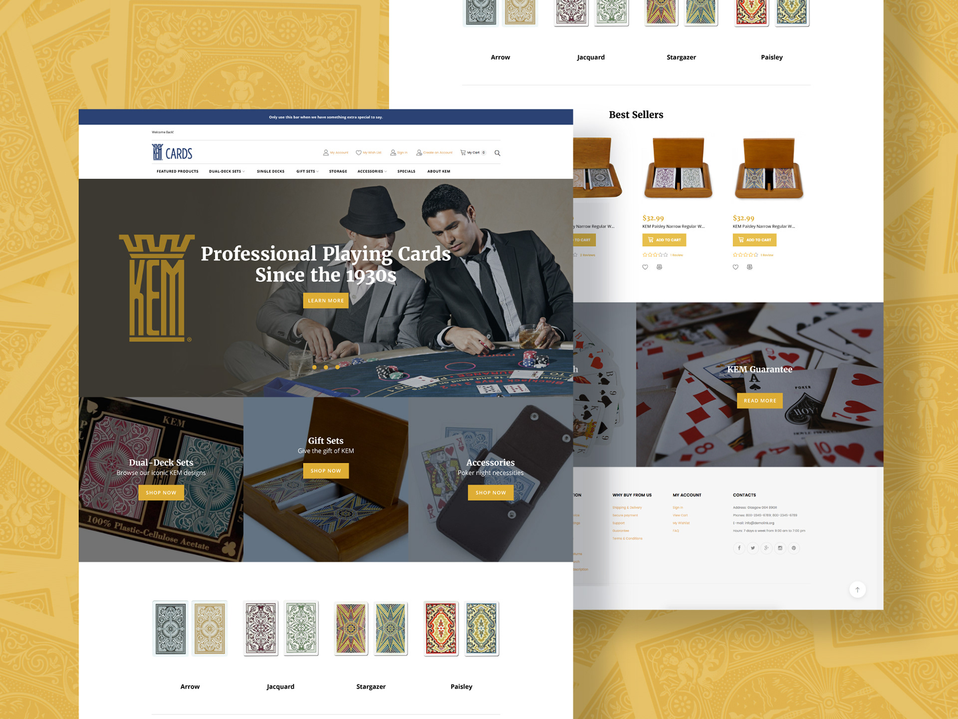 Concept for Magento e-commerce site