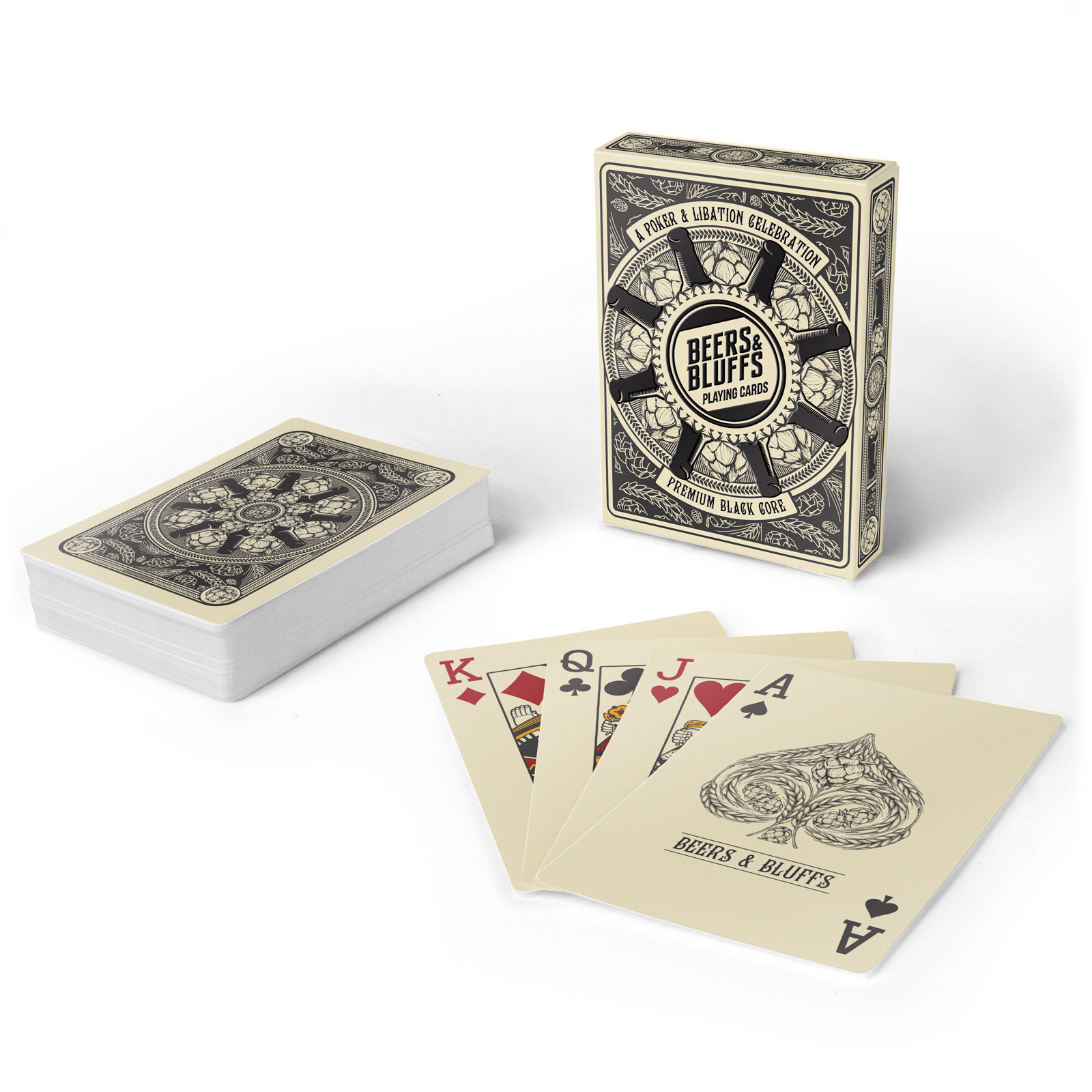 Full skin of blank cards and blank box.