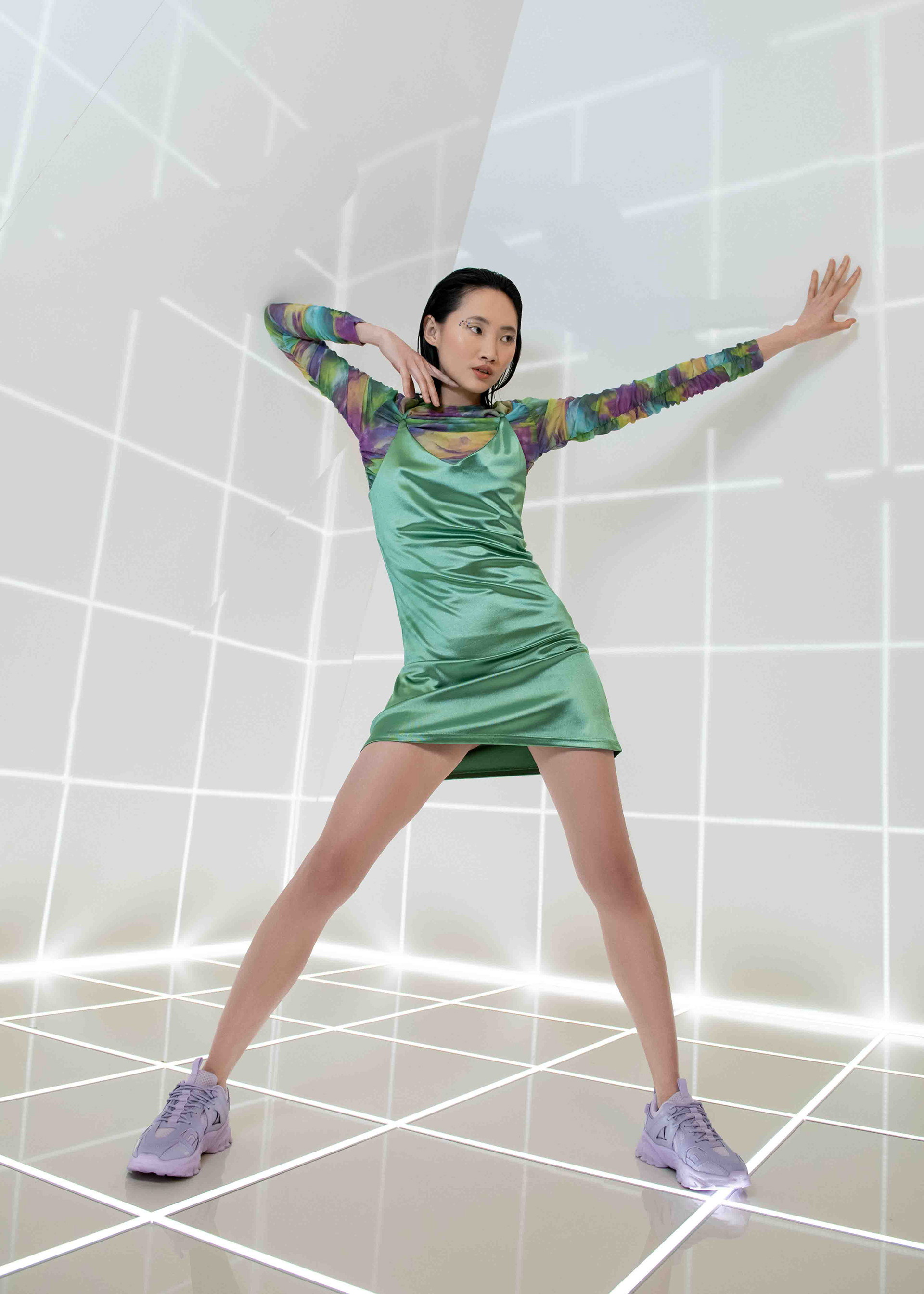 90's Style Shoot, Photographer: Elisabeth Aronis,  Styling: @elena.may.styling Hair & Makeup: @tathairandmakeup Model: @priscilla_tw Agency: @fazemodels Retoucher: @retouchua Location: @wowgalleryberlin