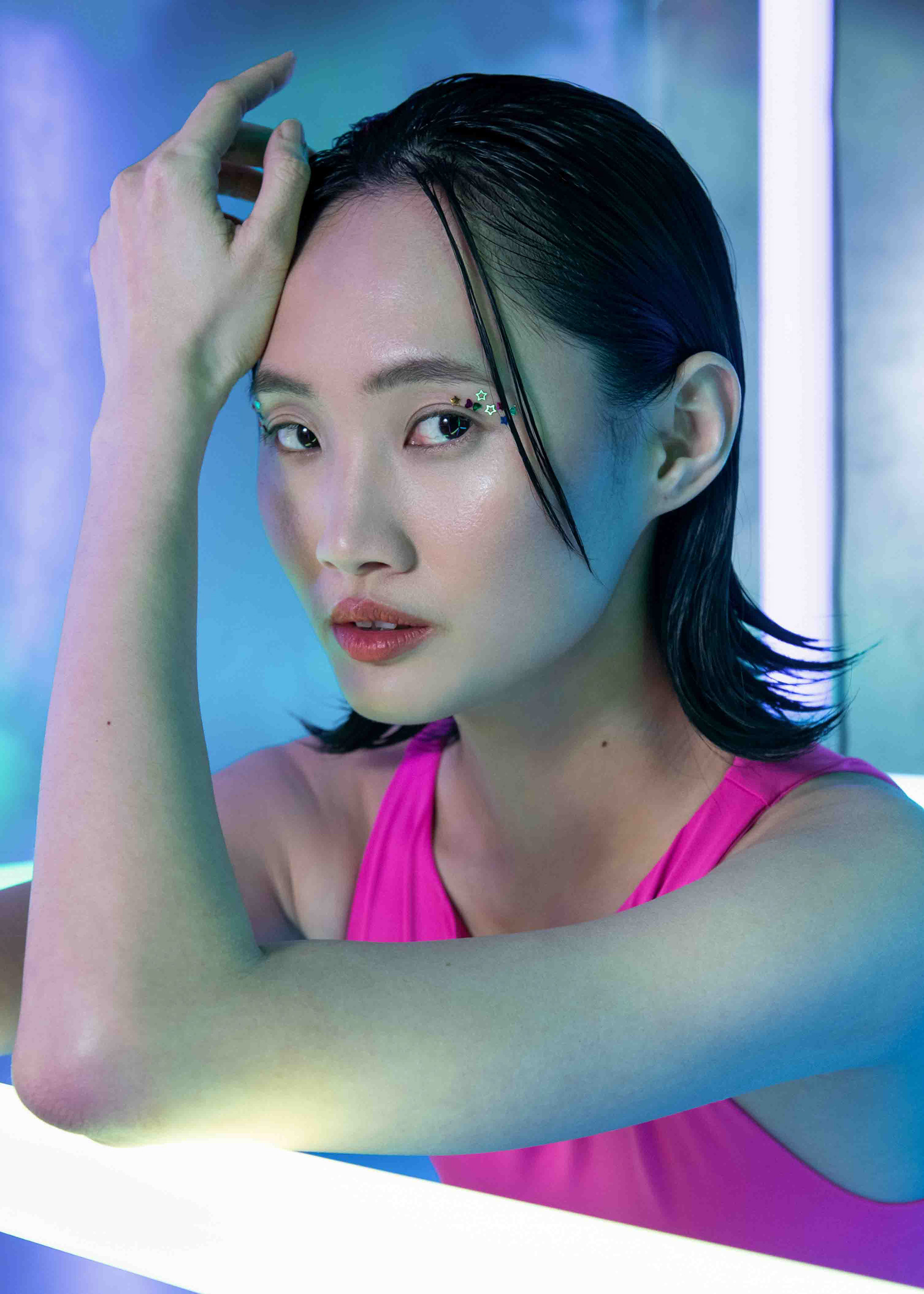 90's Style Shoot, Photographer: Elisabeth Aronis,  Styling: @elena.may.styling Hair & Makeup: @tathairandmakeup Model: @priscilla_tw Agency: @fazemodels Retoucher: @retouchua Location: @wowgalleryberlin