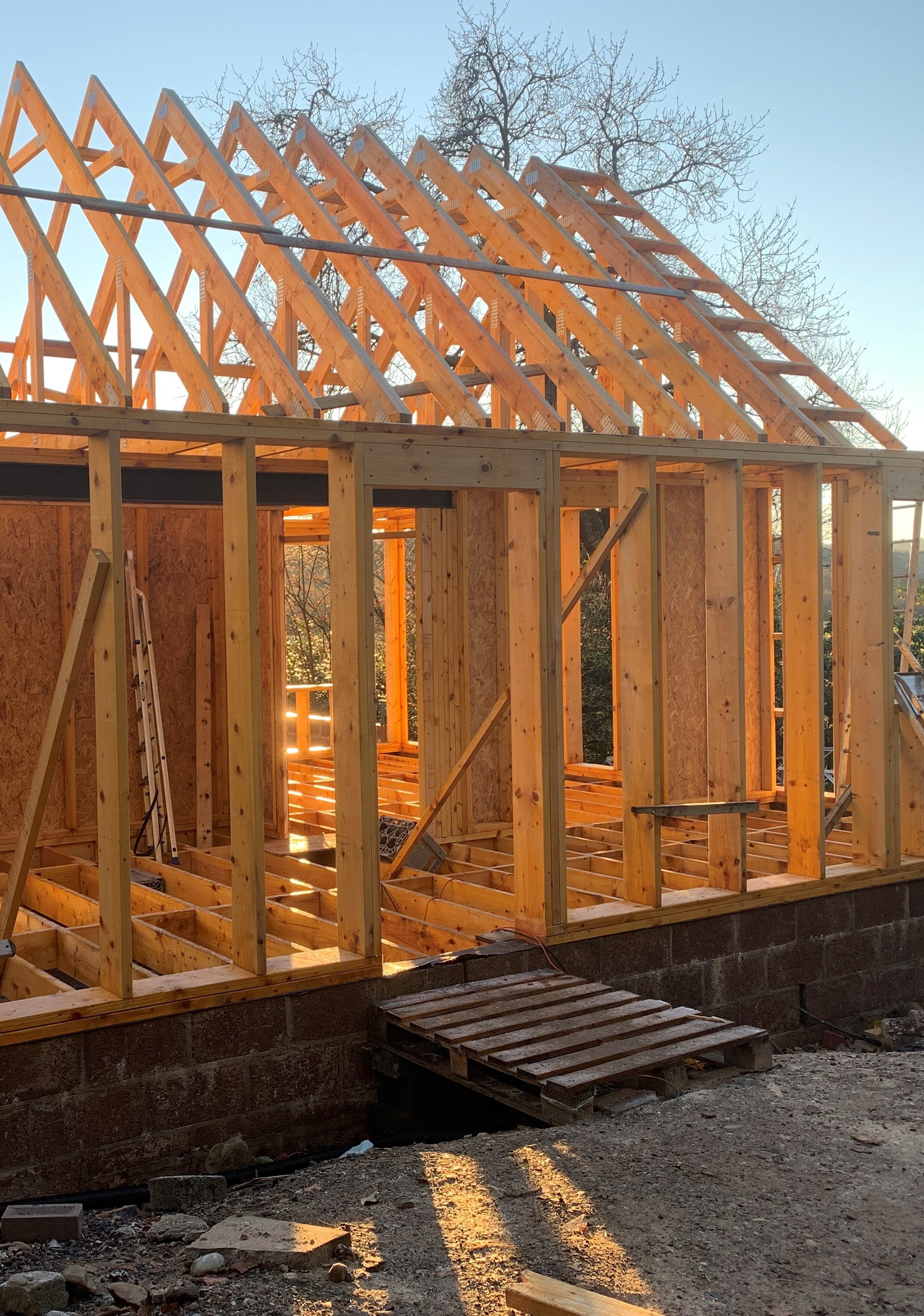 Craiglodge new house Dalmally sustainable new build architecture by Croftworks in Argyll Scotland timber frame construction