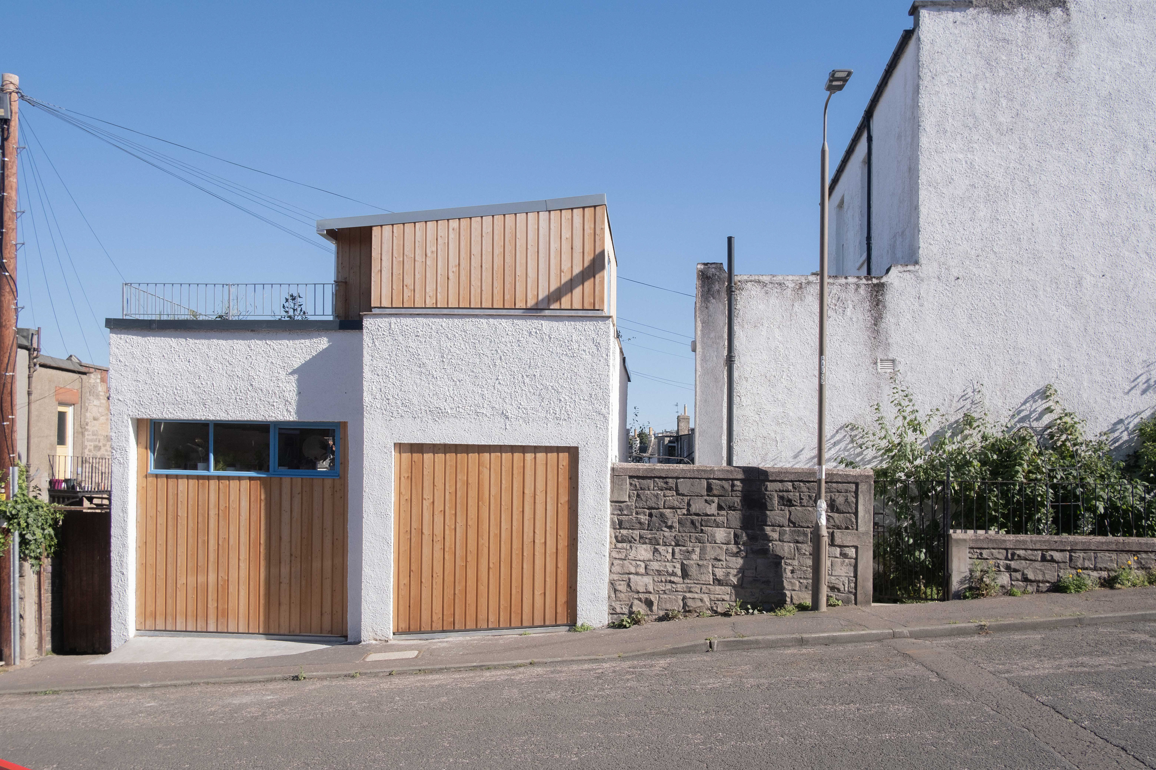 The Lighthouse Edinburgh garage conversion studio house domestic architecture retrofit award Croftworks Scotland