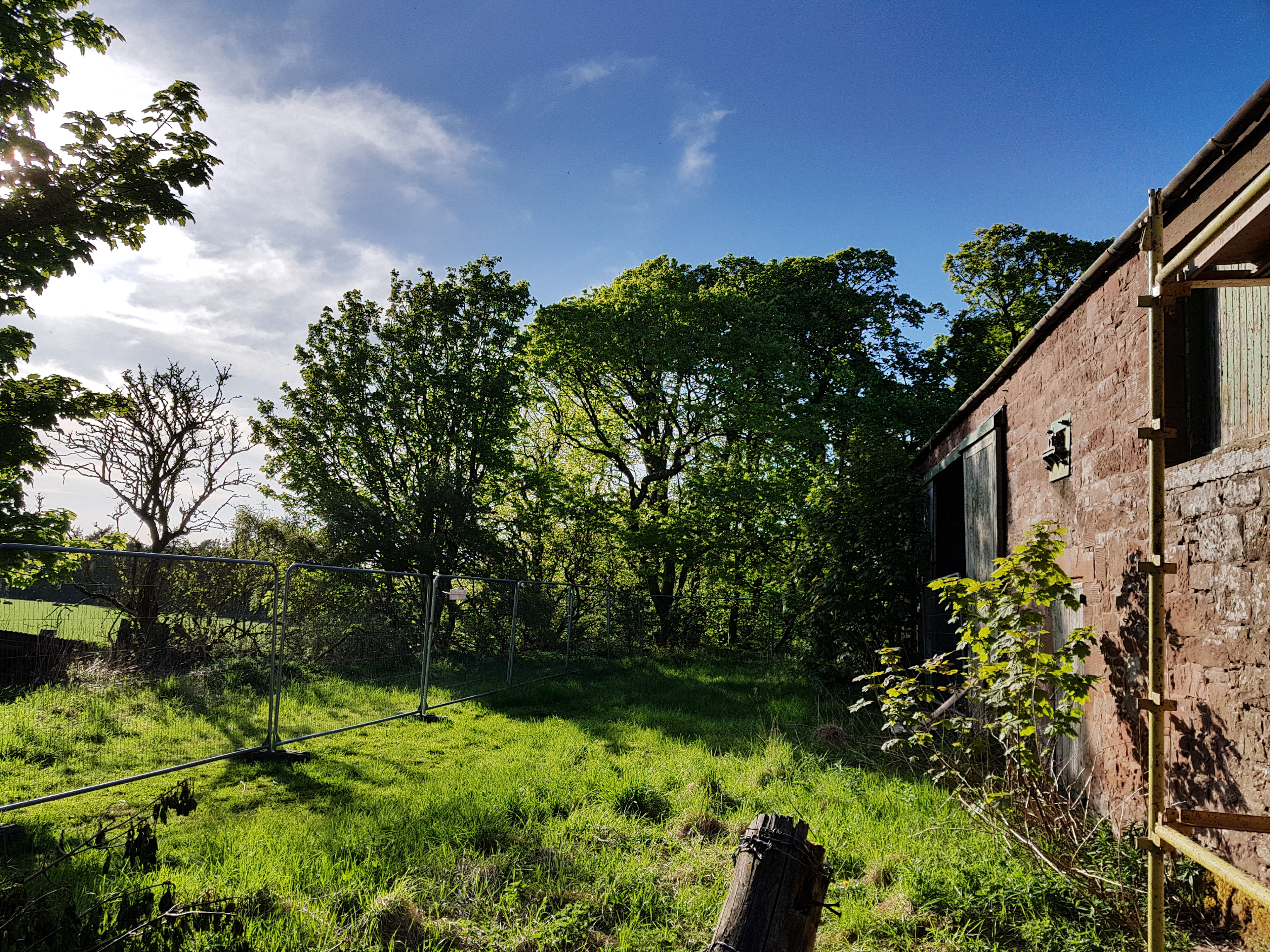 Castle Moffat Steading Long Barn historic listed building conversion restoration architecture by Croftworks in East Lothian Scotland retrofit stone farm buildings