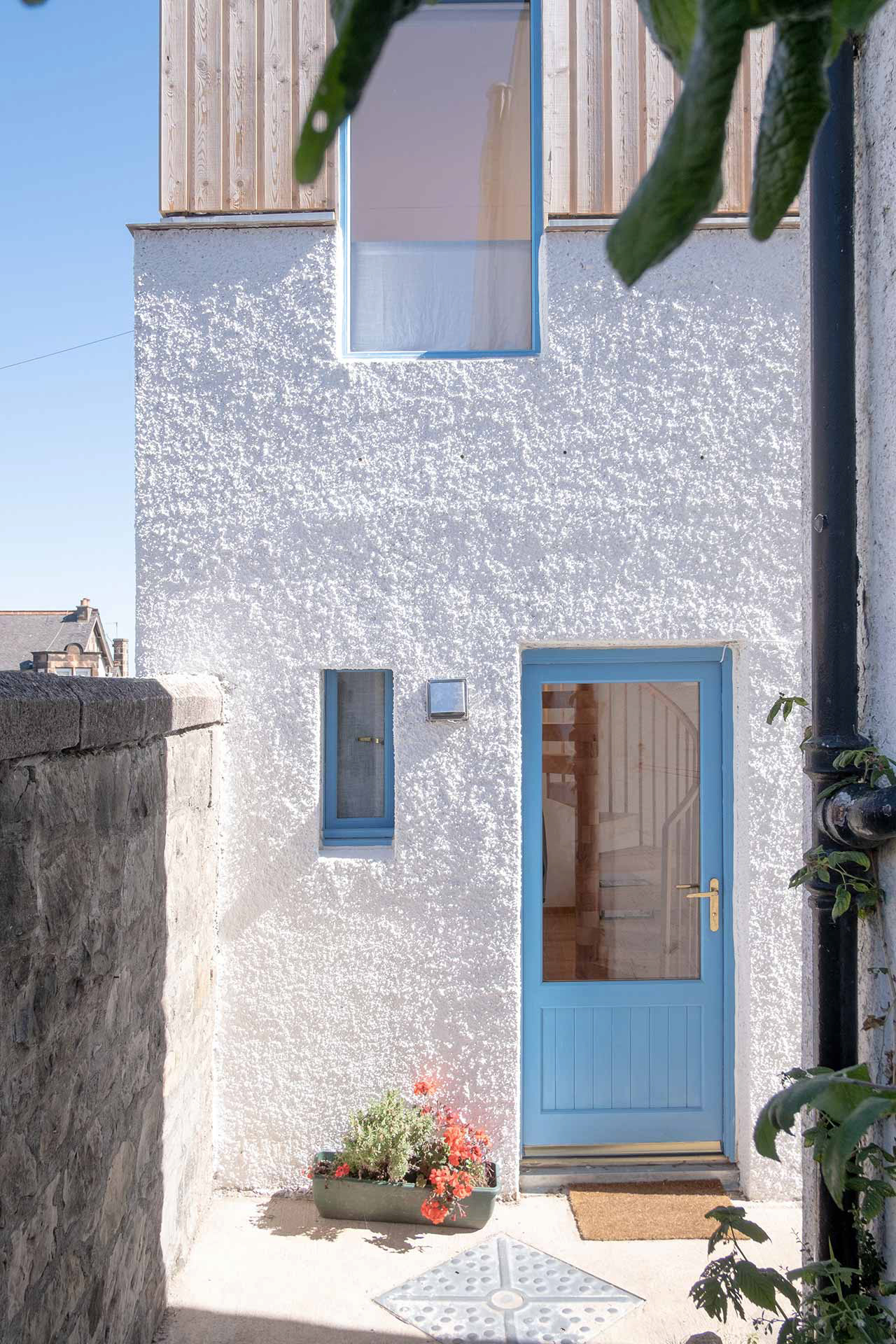 The Lighthouse Edinburgh garage conversion studio house domestic architecture retrofit award Croftworks Scotland exterior