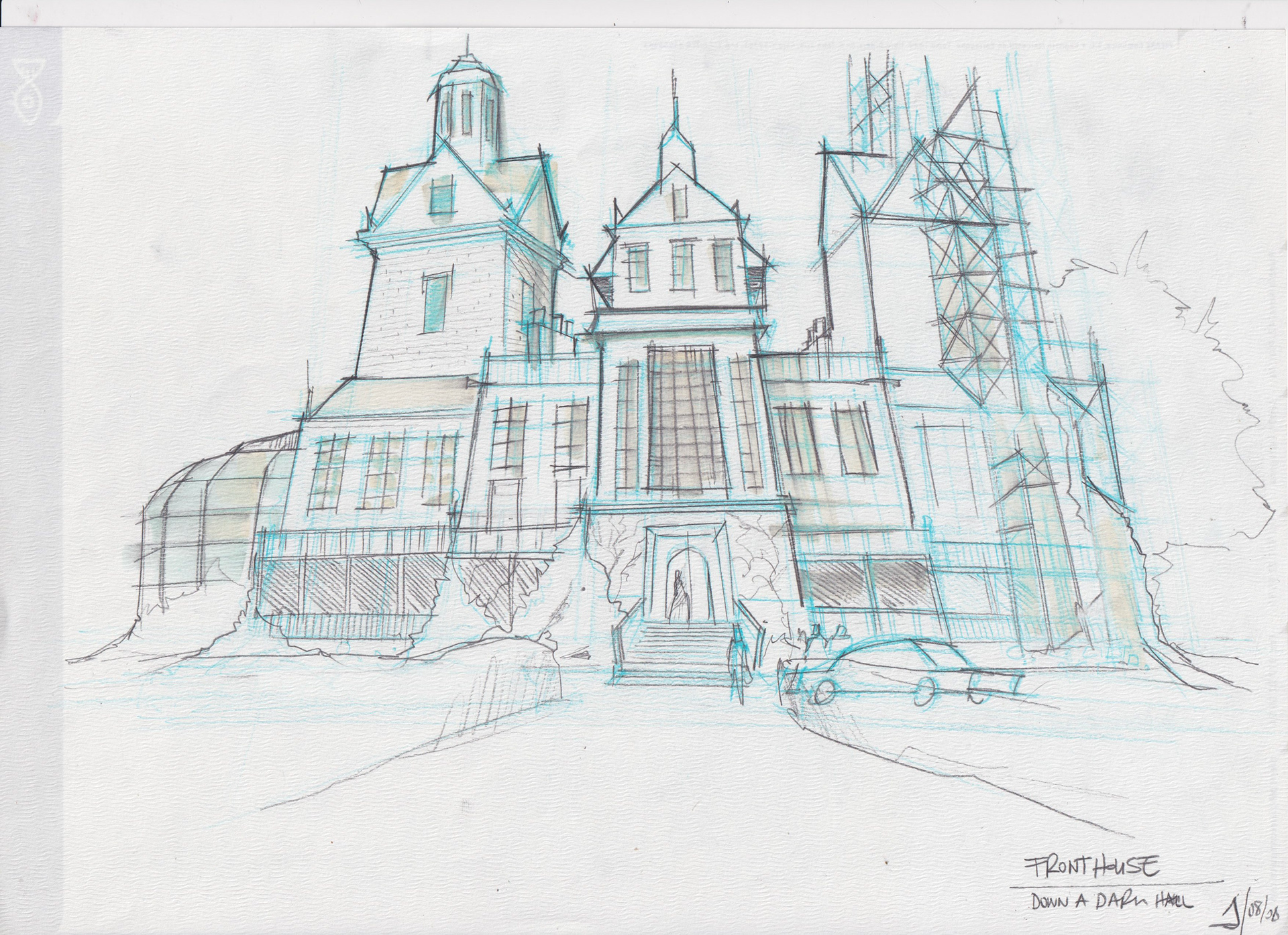 DOWN A DARK HALL (2016, RODRIGO CORTÉS) / PRODUCTION DESIGNER: VÍCTOR MOLERO