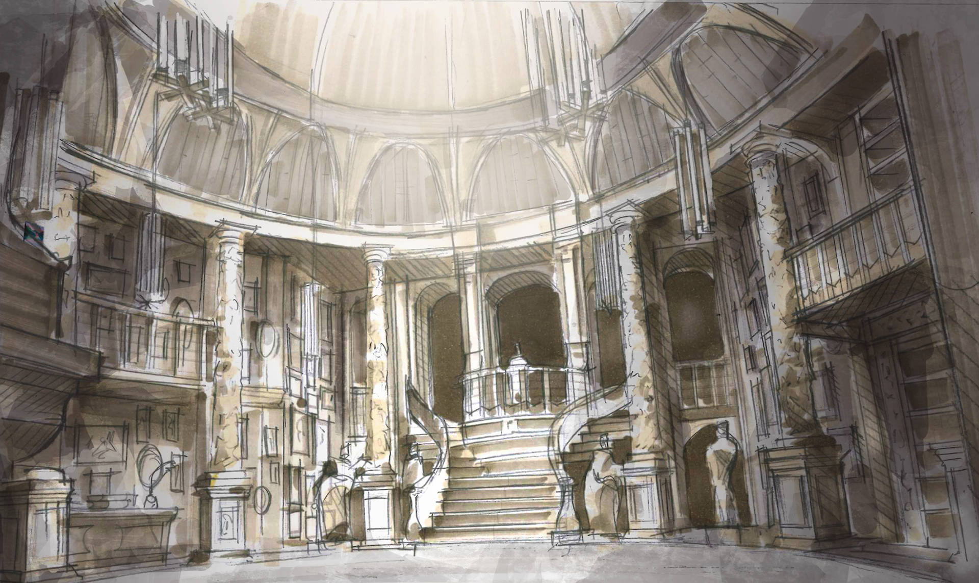 DOWN A DARK HALL (2016, RODRIGO CORTÉS) / PRODUCTION DESIGNER: VÍCTOR MOLERO