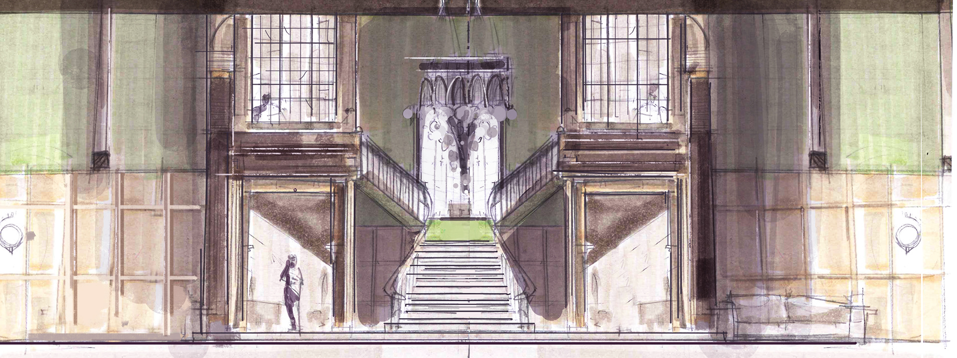 DOWN A DARK HALL (2016, RODRIGO CORTÉS) / PRODUCTION DESIGNER: VÍCTOR MOLERO