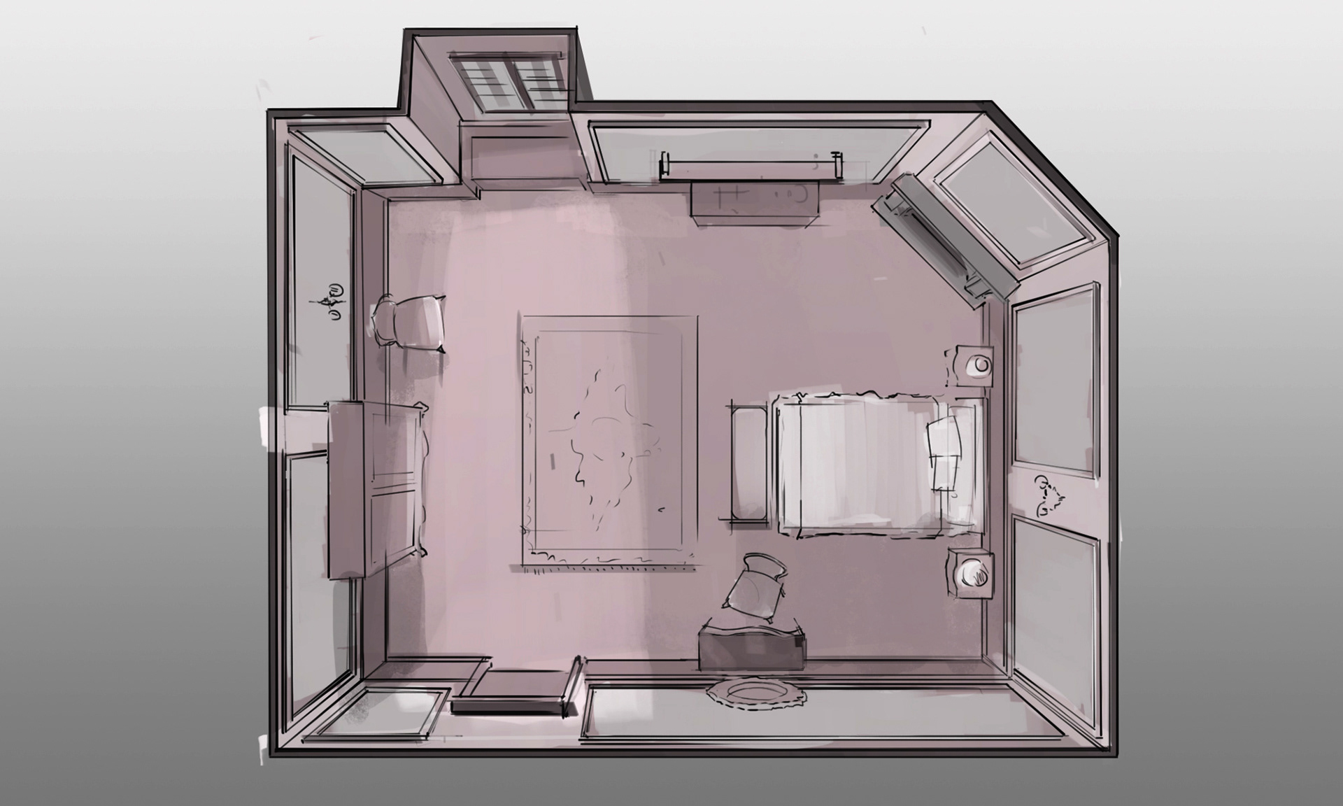 DOWN A DARK HALL (2016, RODRIGO CORTÉS) / PRODUCTION DESIGNER: VÍCTOR MOLERO