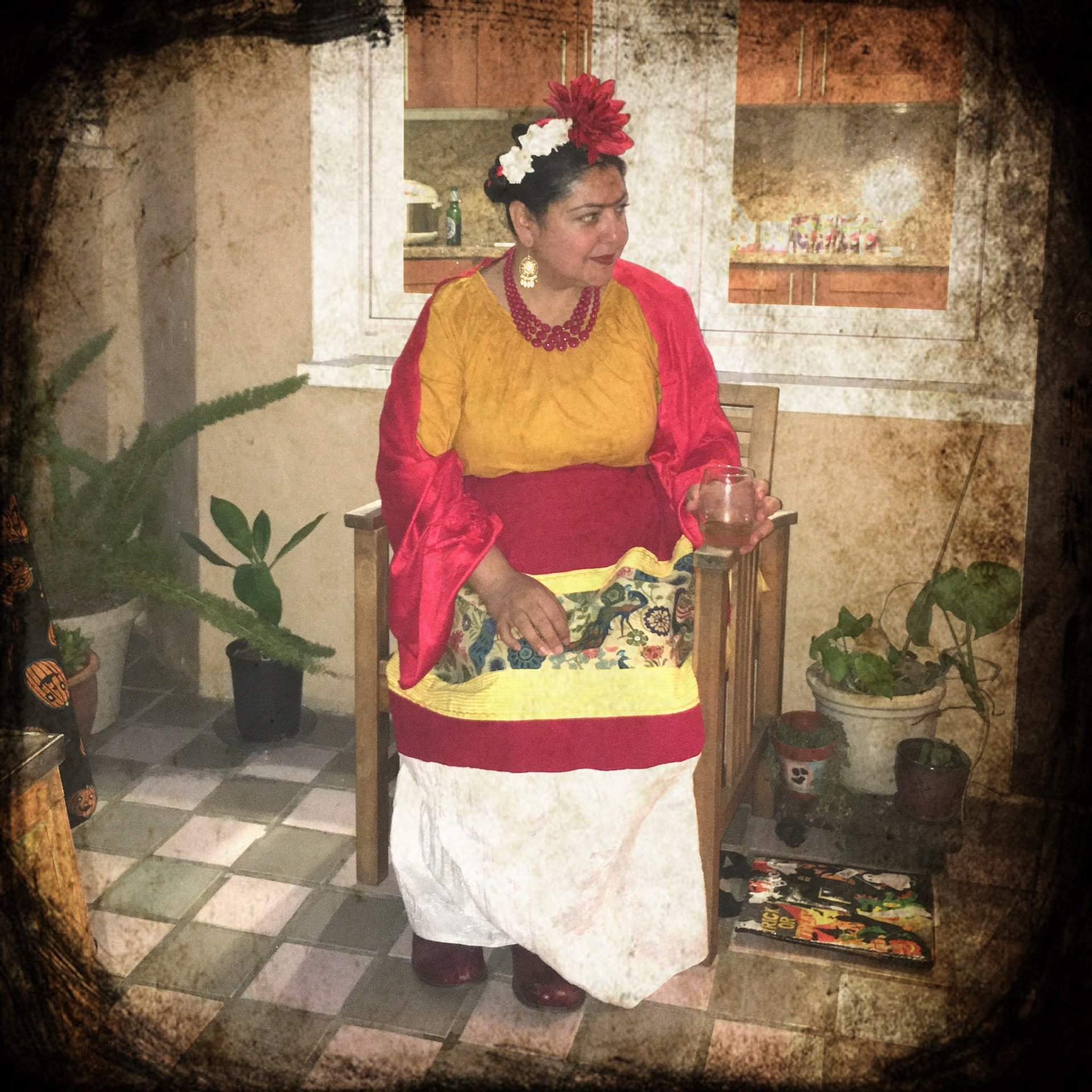 Frida Kahlo inspired skirt
