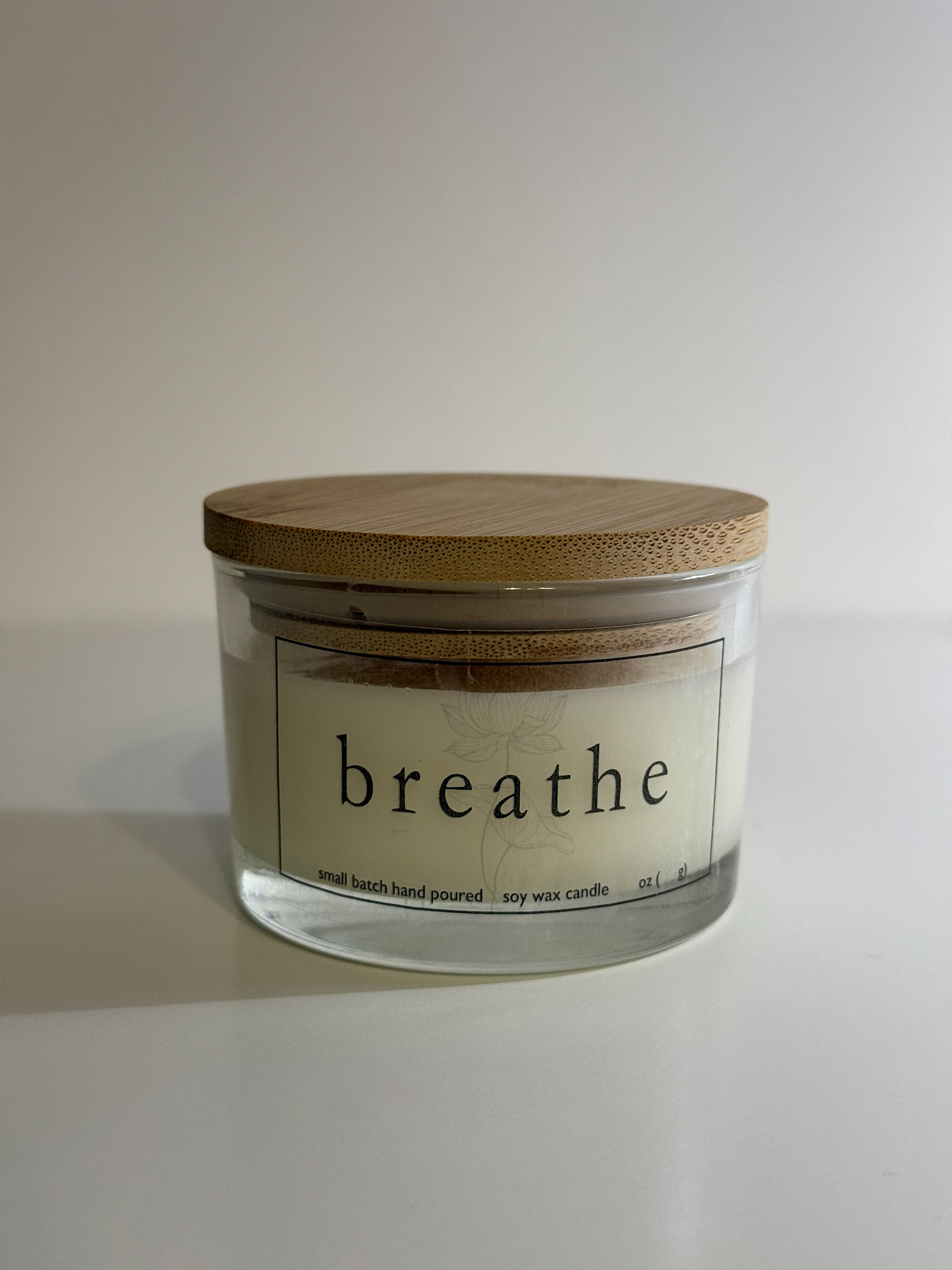 Small batch hand-poured scented candle