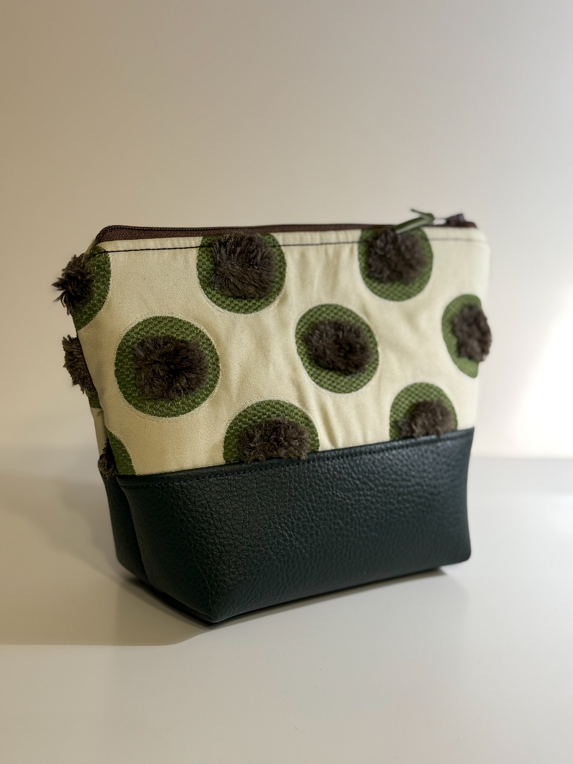 Upcycled Upholstery Cosmetic Bag