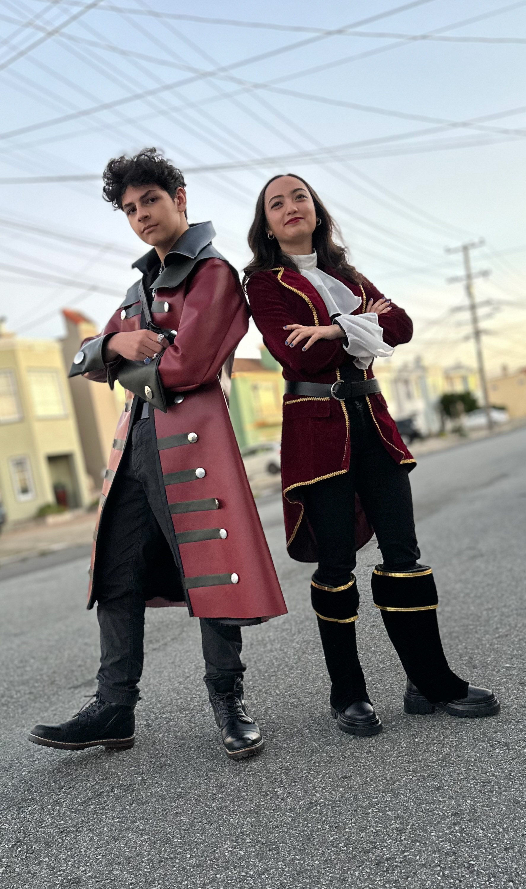 Custom Vinyl Pirate Frock (left)