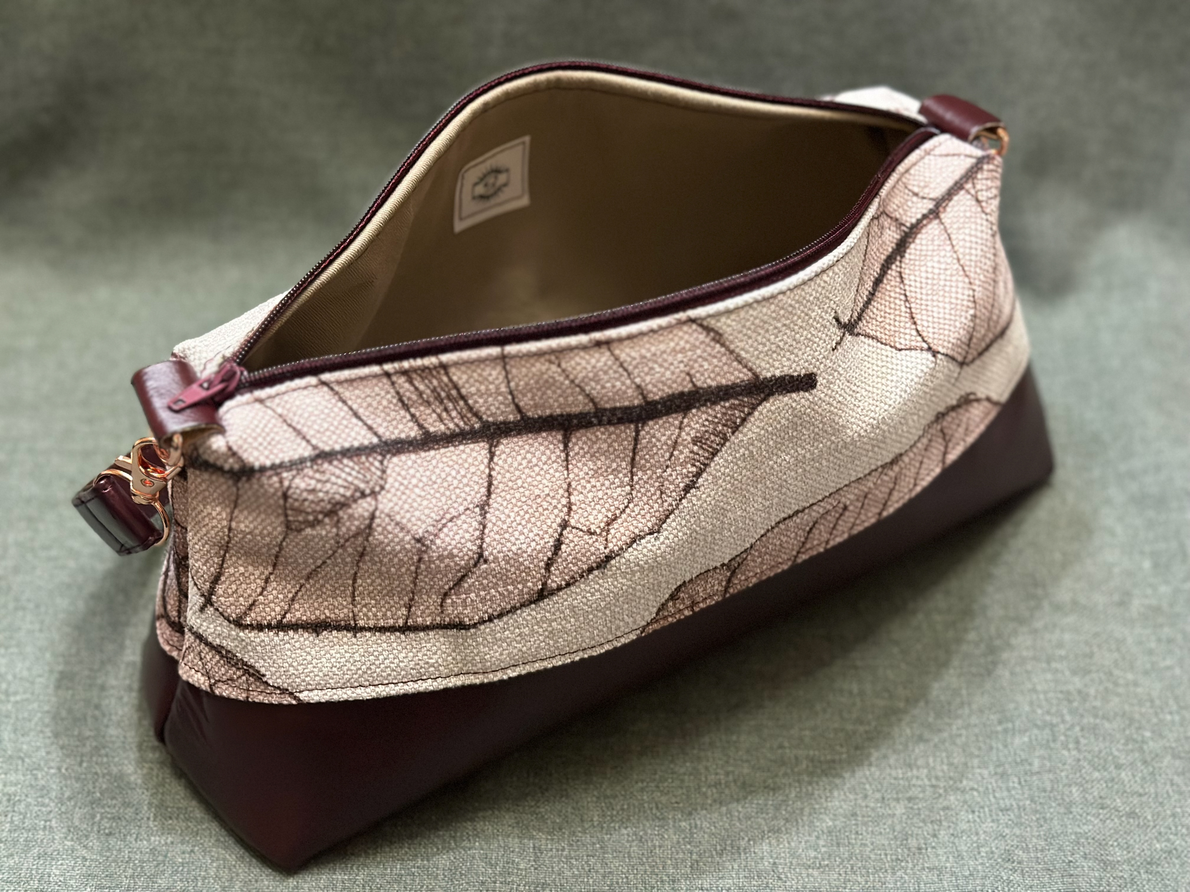 Upcycled Upholstery w/Vinyl Strap & Bottom