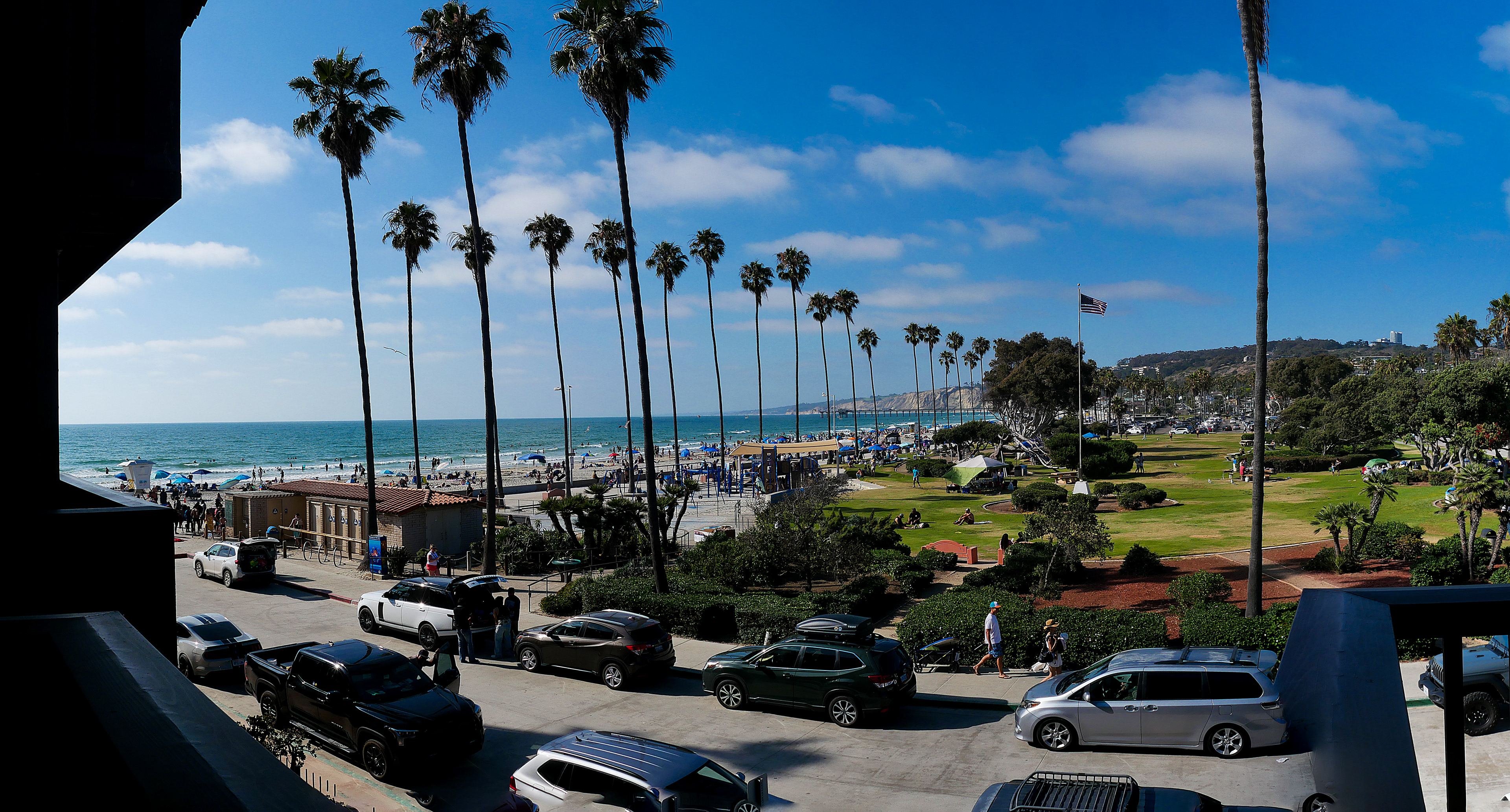 View from or balcony