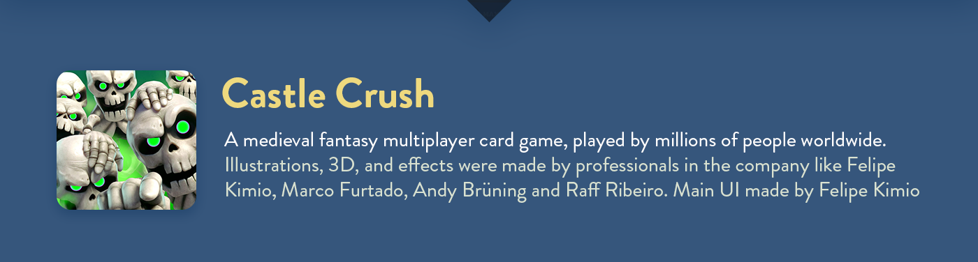 Cassio Prates de Lima - Castle Crush - Game UI