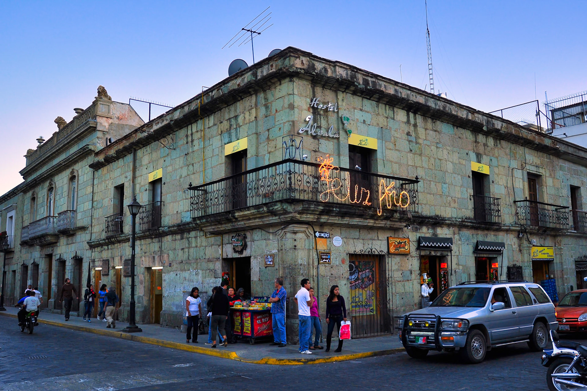 Rue de Oaxaca de Juárez au Mexique