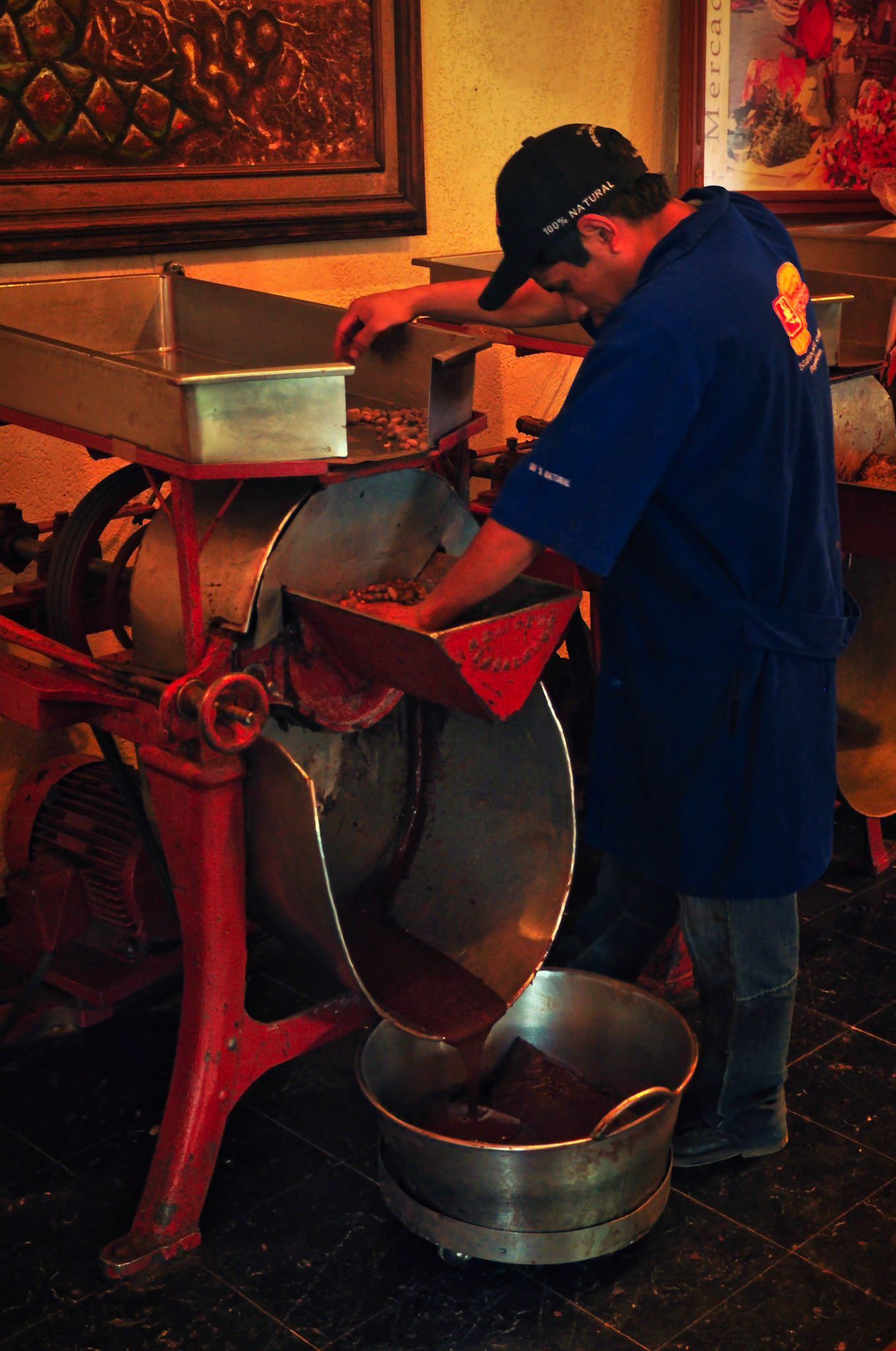 Producteur de chocolat à Oaxaca de Juárez au Mexique