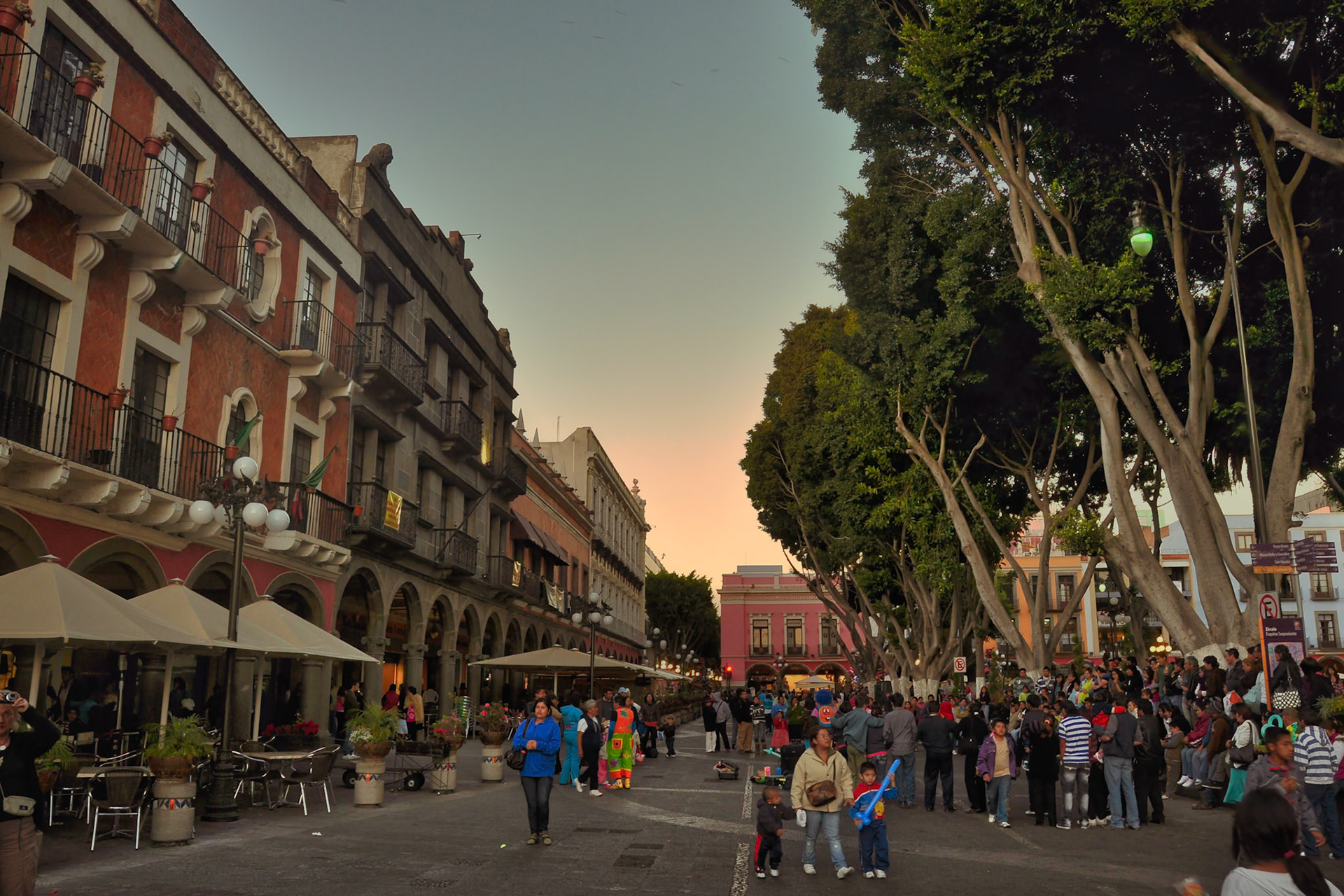 Zocalo de Puebla, Mexique
