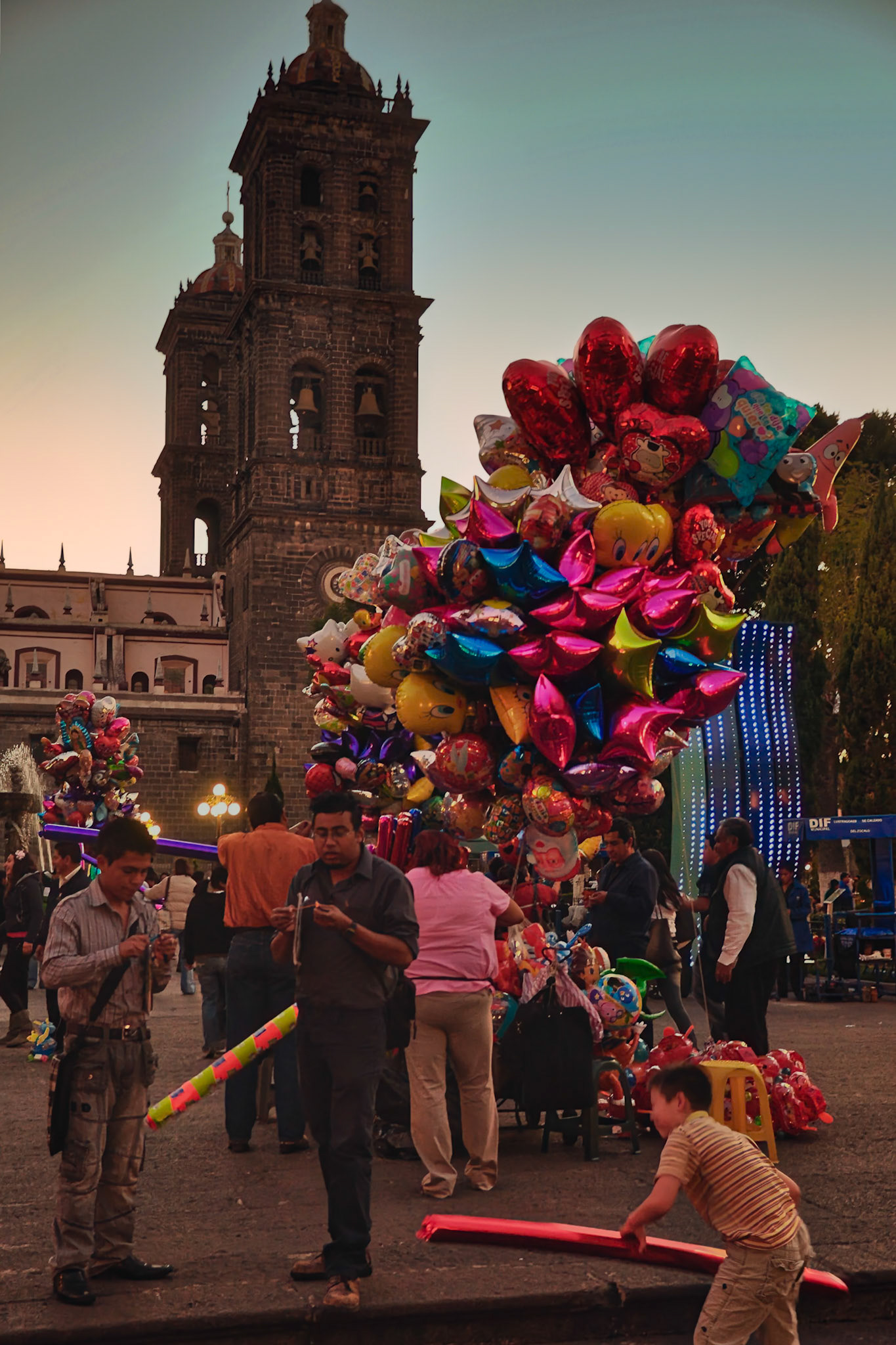 Zocalo de Puebla, Mexique