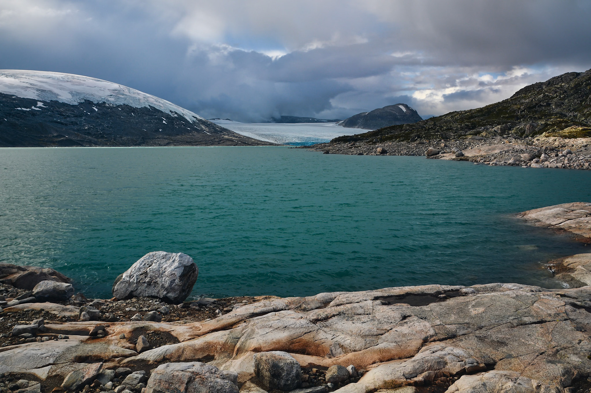 Lac glacière de Styggevatnet, Norvège