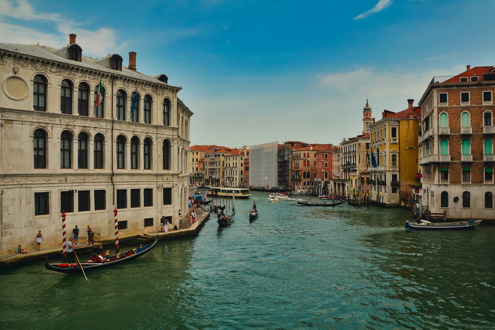 Sur le Grand canal de Venise, Italie
