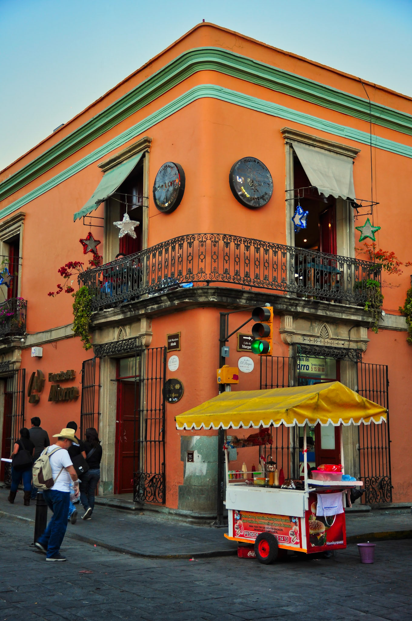 Rue de Oaxaca de Juárez au Mexique