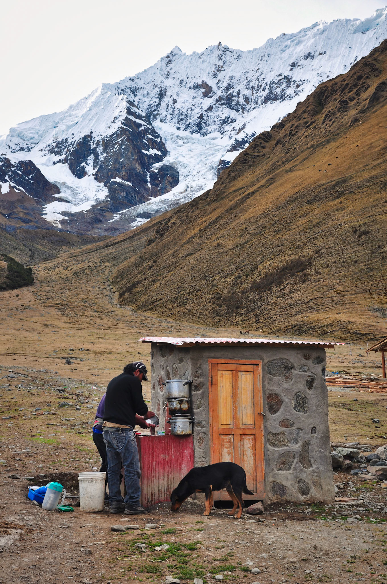Camp de Salkantaypampa, Pérou